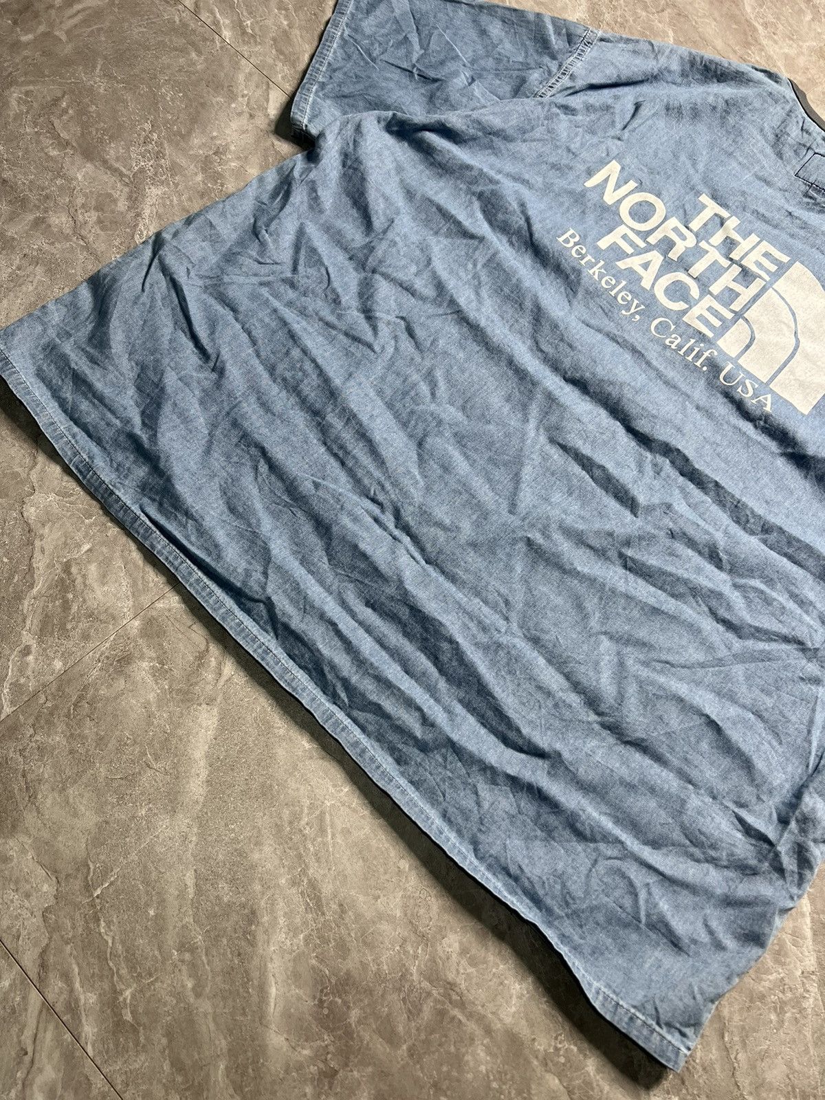Nanamica × The North Face TNF x Nanamica Light Denim Oversized Tee Size US M / EU 48-50 / 2 - 5 Thumbnail