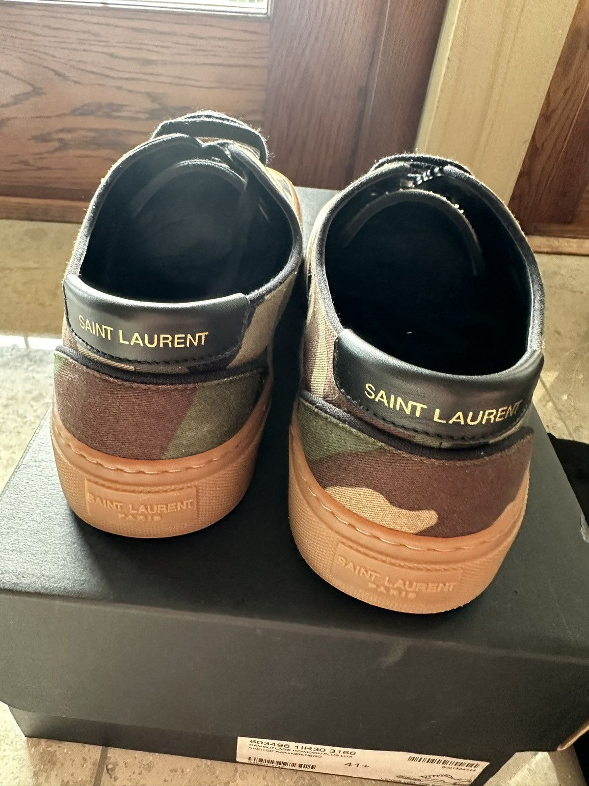 Saint Laurent Paris Saint Laurent Venice low top sneaker camouflage camo hi 41.5 Size US 8.5 / EU 41-42 - 12 Thumbnail