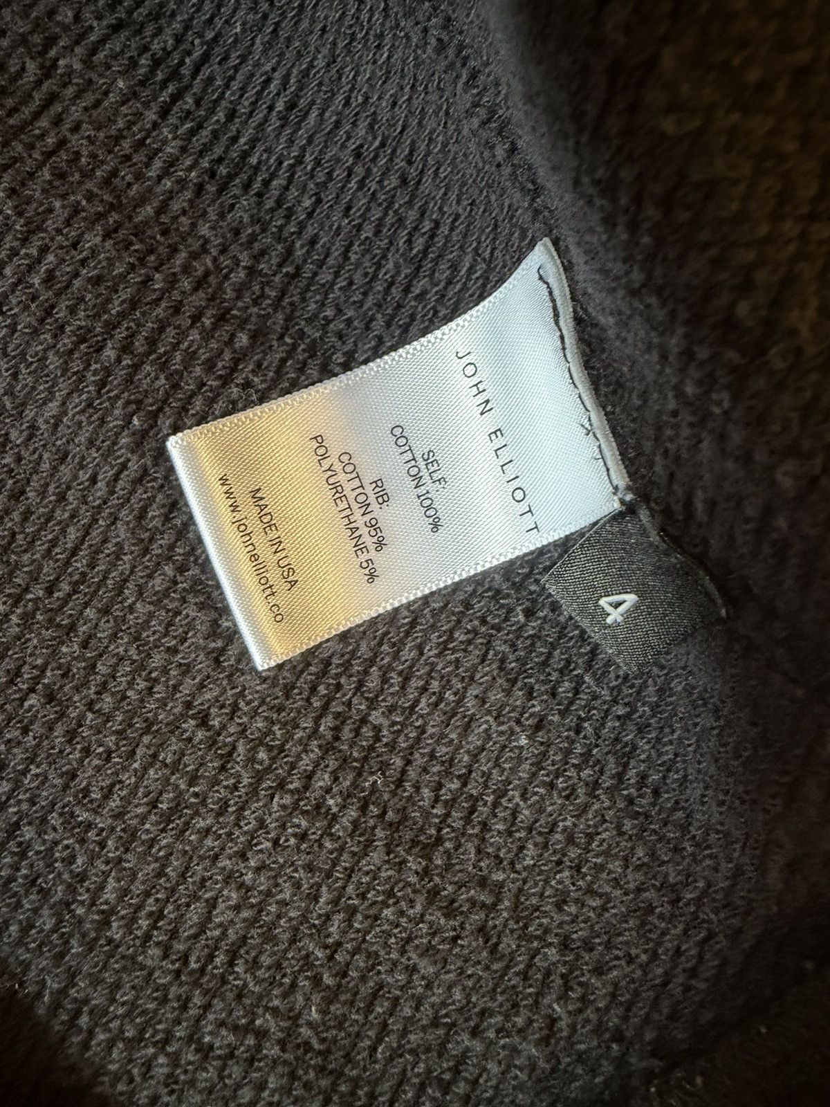 John Elliott John Elliott Zip Hoodie Black Size 4 (XL) Size US XL / EU 56 / 4 - 3 Thumbnail