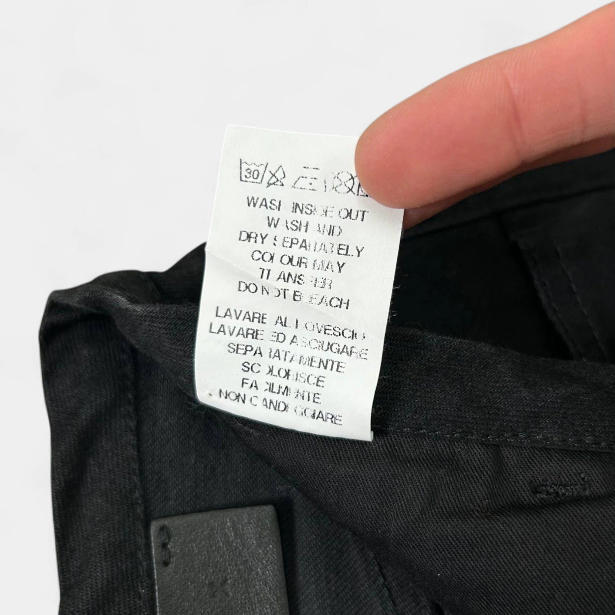 1017 ALYX 9SM 1017 Alyx 9SM Bondage Black Denim Pants Size US 26 / EU 42 - 8 Thumbnail