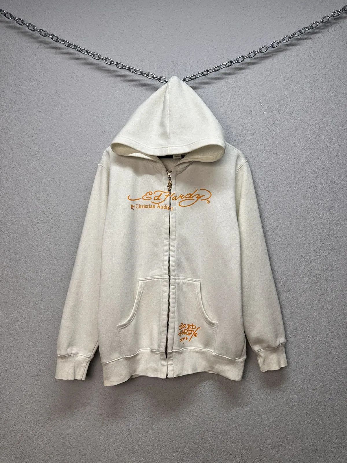 Christian Audigier Vintage Ed Hardy by Christian Audigier Hoodie Japan Opium Size US XL / EU 56 / 4 - 3 Thumbnail