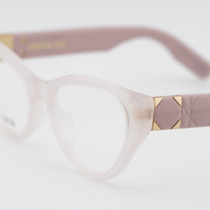 Dior Dior LADY 95.22O B1I 4000 Eyeglasses Pink 52mm Cat Eye Frame Size ONE SIZE - 2 Thumbnail