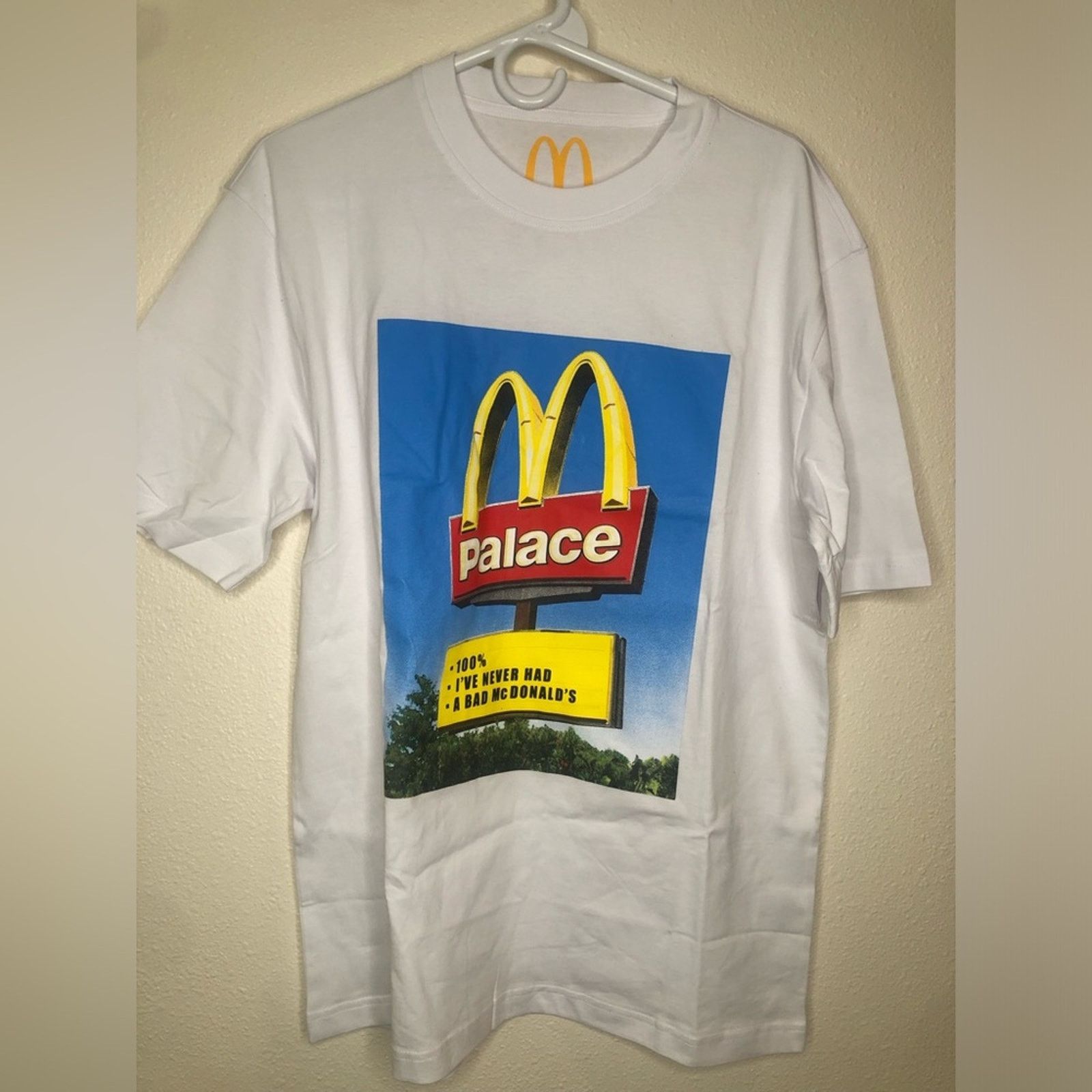 Palace Men’s Palace x McDonalds Sign T Shirt - Large - Nwot Size US L / EU 52-54 / 3 - 1 Thumbnail