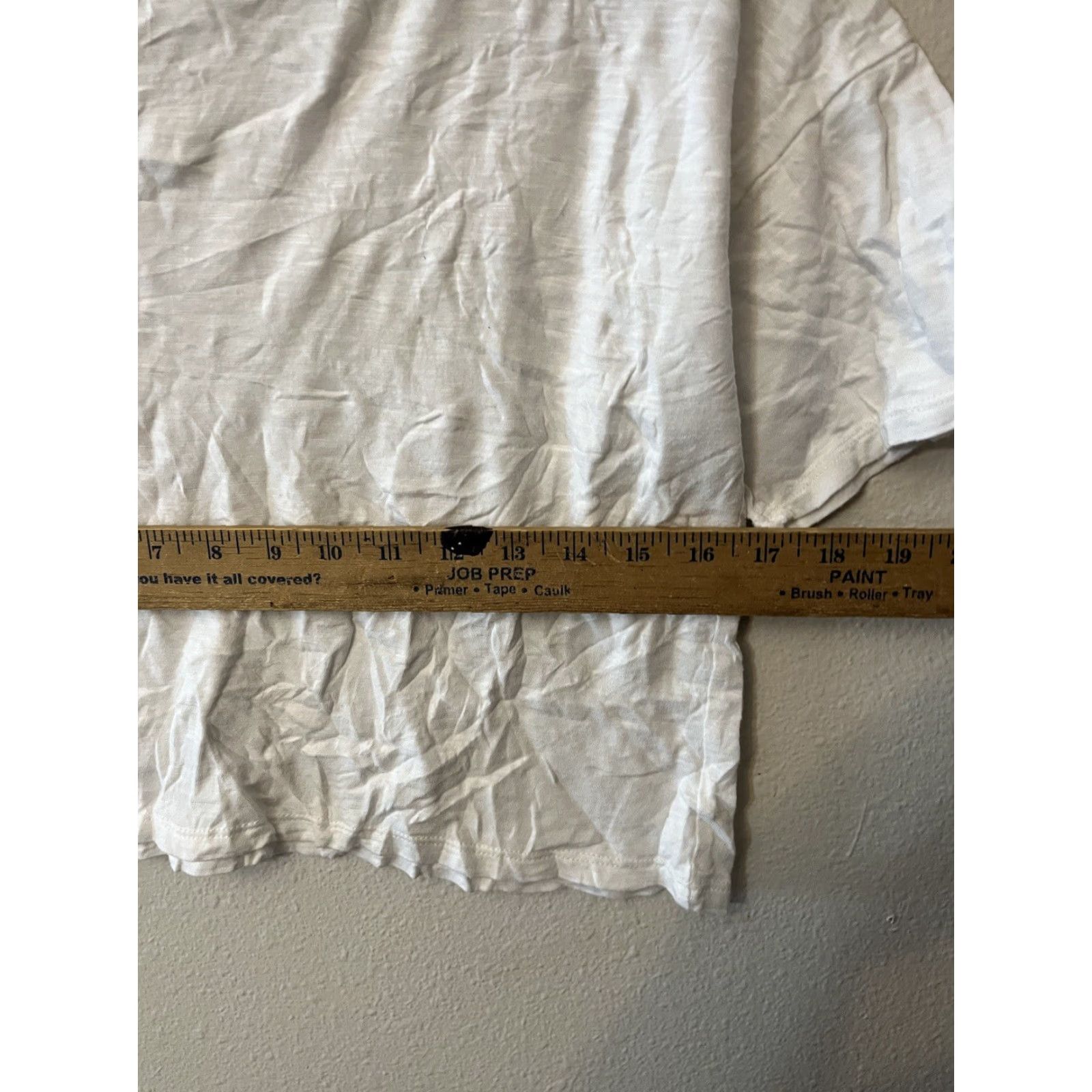 American Eagle Outfitters American Eagle Womens Crop T-Shirt Small White Short Sleeve Solid Casual 90s Rock Size S / US 4 / IT 40 - 5 Thumbnail