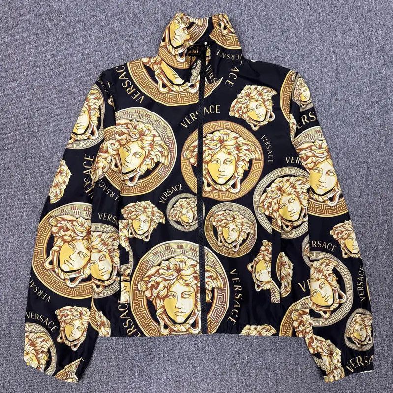 Versace Versace Colorful Nylon Men's Outerwear 0089 Size US M / EU 48-50 / 2 - 1 Thumbnail