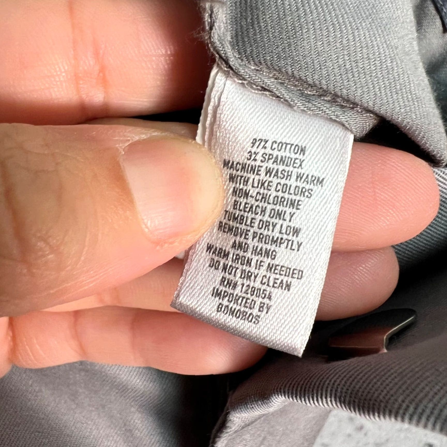 Bonobos Bonobos Mens Slim Chino Pants Gray 31 Casual Stretch Flat Front 29 Inseam Regular Size 31 Size US 31 - 6 Thumbnail