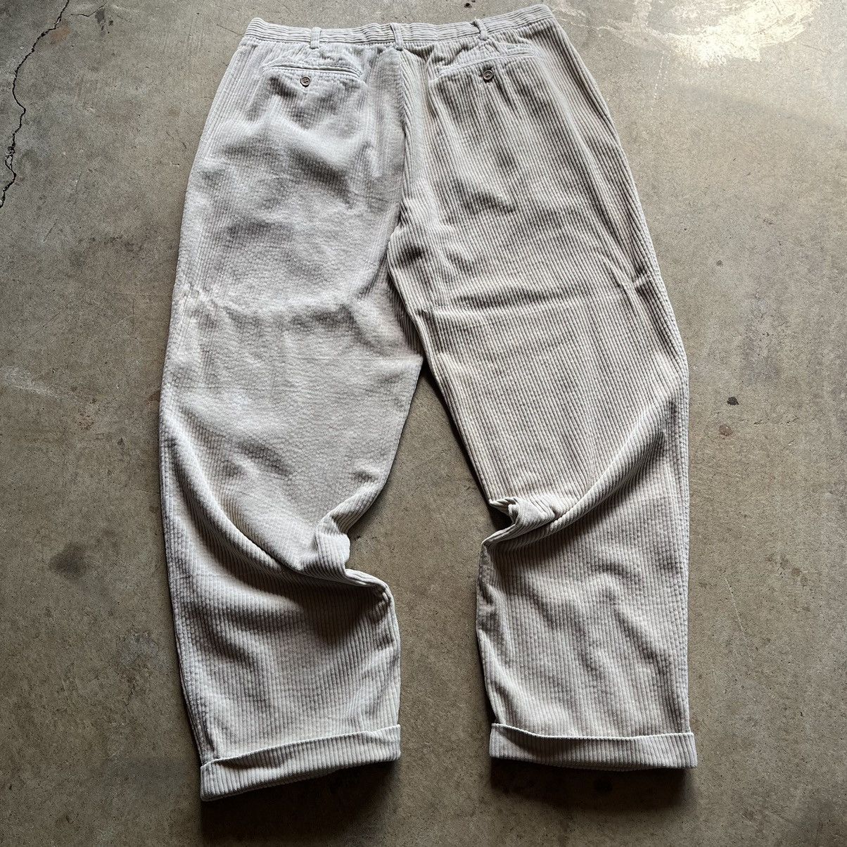 Other Eddie Domani - Vintage Cream Pants Size US 36 / EU 52 - 8 Thumbnail