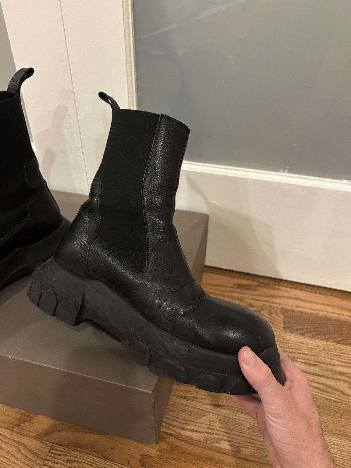 Rick Owens Rick Owens black beetle bozo tractor boots Size US 10 / EU 43 - 5 Thumbnail