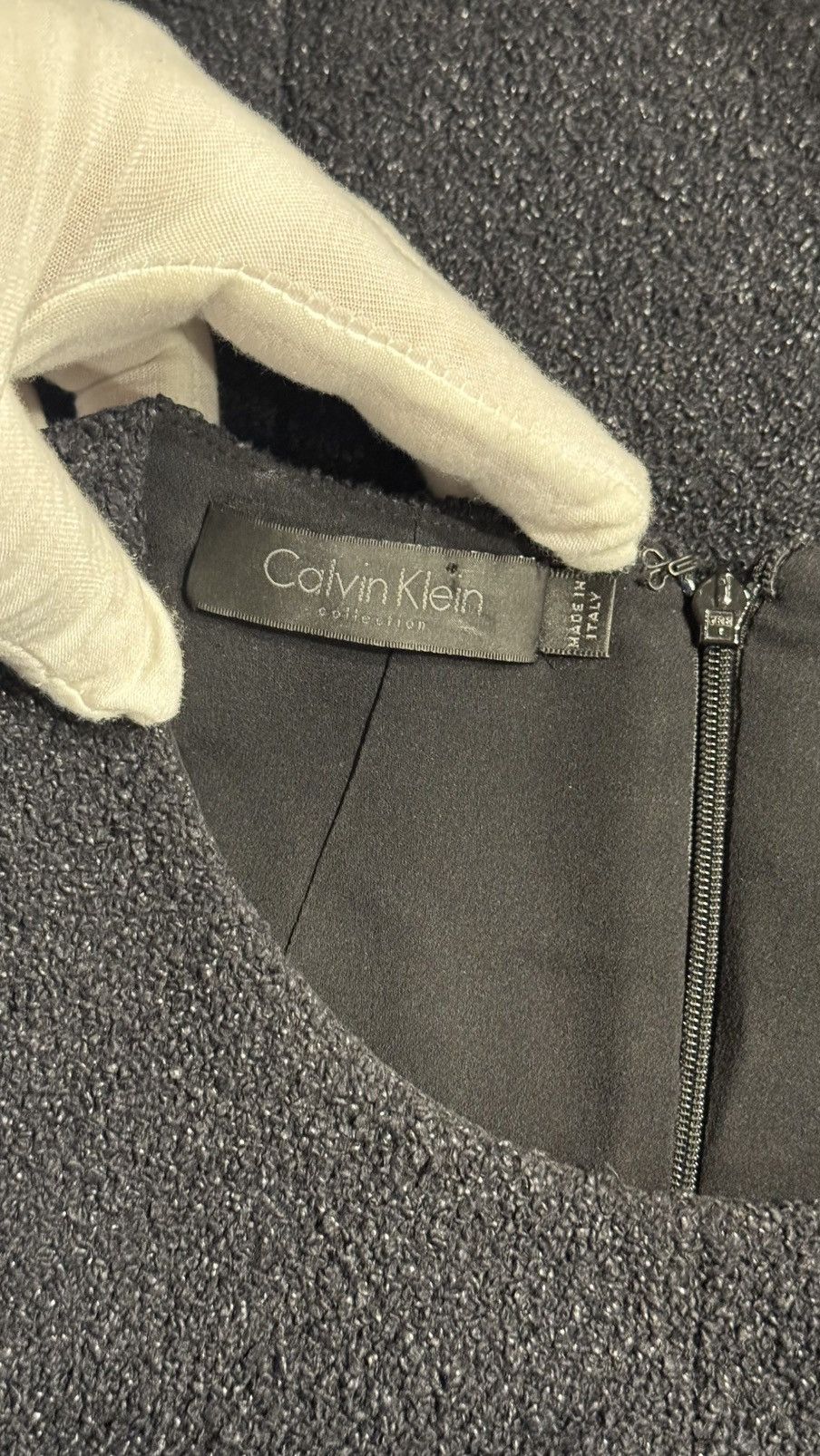 Calvin Klein F/W 14 Calvin Klein Collection Francisco Costa black dress Size M / US 6-8 / IT 42-44 - 3 Thumbnail