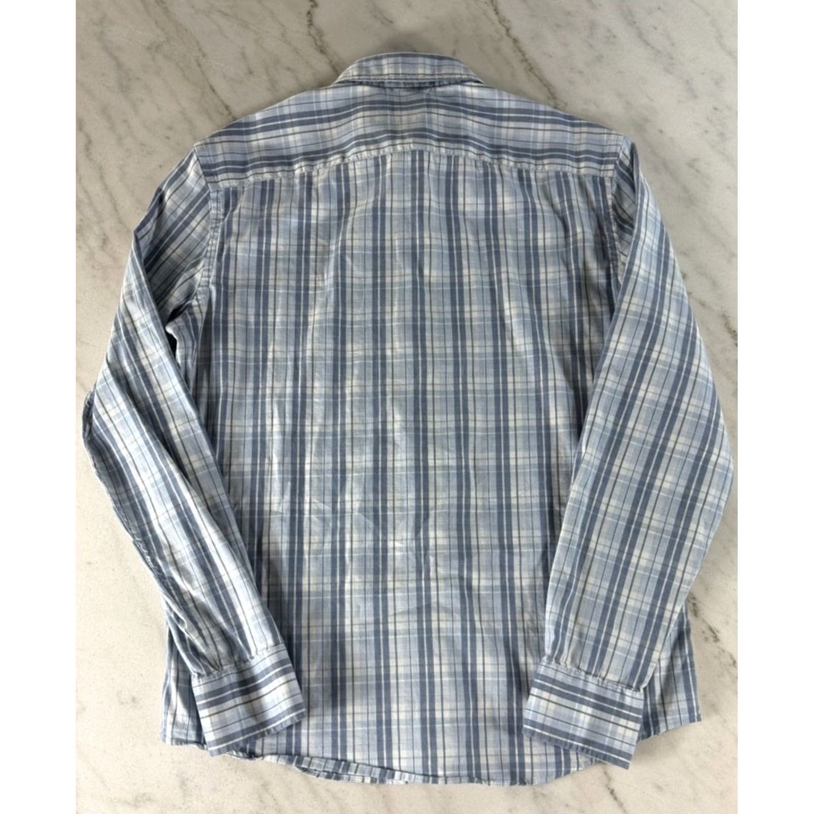 Faherty Faherty Button Up Shirt Long Sleeve Blue Mens Small Size US S / EU 44-46 / 1 - 2 Thumbnail