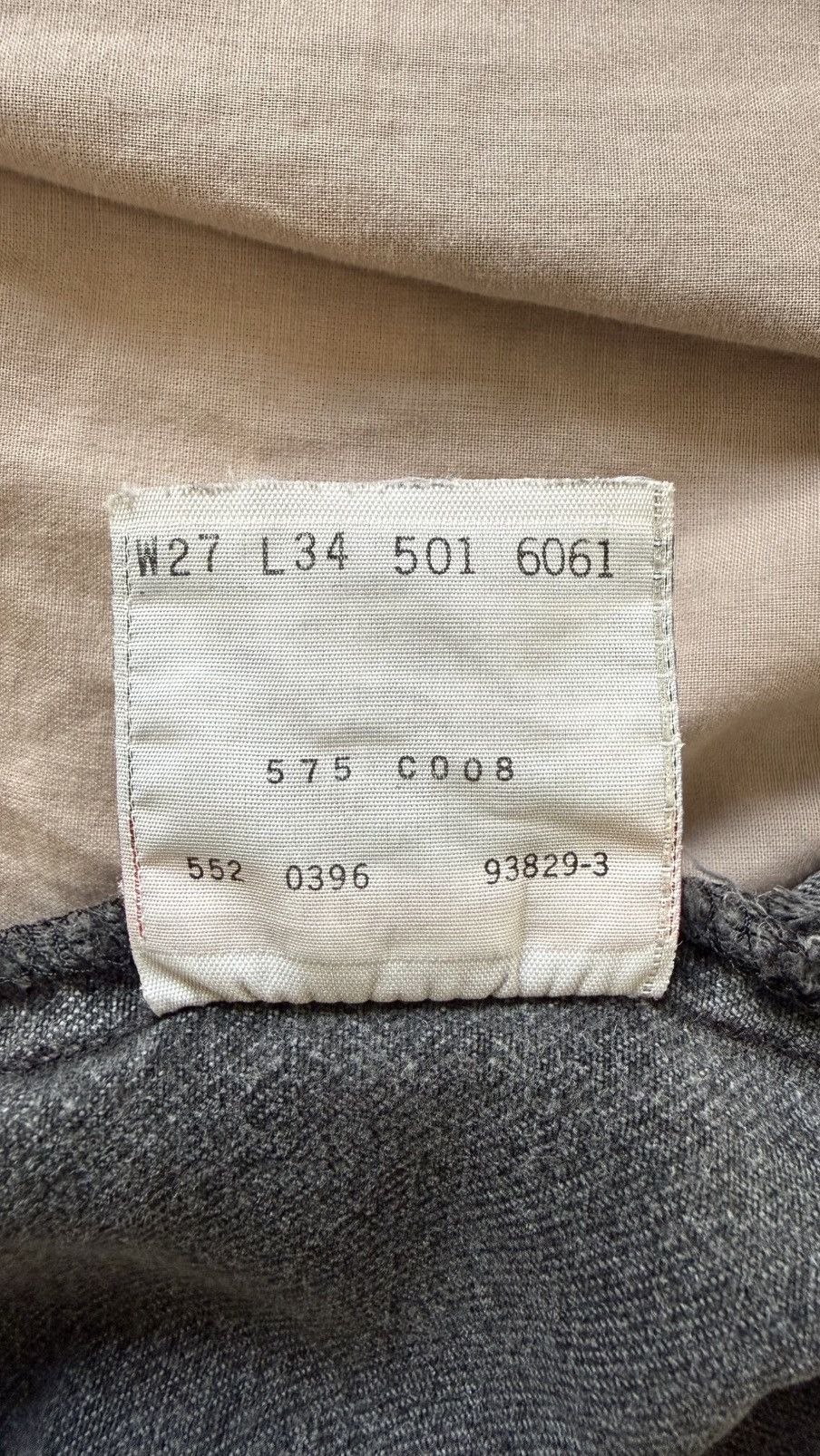 Levi's Vintage 90s Levi's 501 Faded Black / Charcoal Made in USA Size 27" / US 4 / IT 40 - 4 Thumbnail