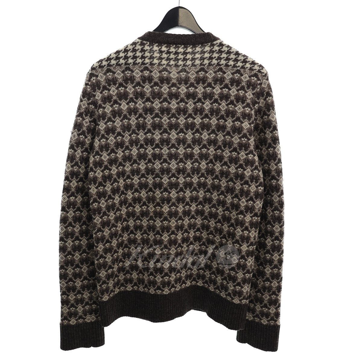Number (N)ine Number (N)ine 02AW pattern crew glue zip cardigan Size US M / EU 48-50 / 2 - 2 Thumbnail