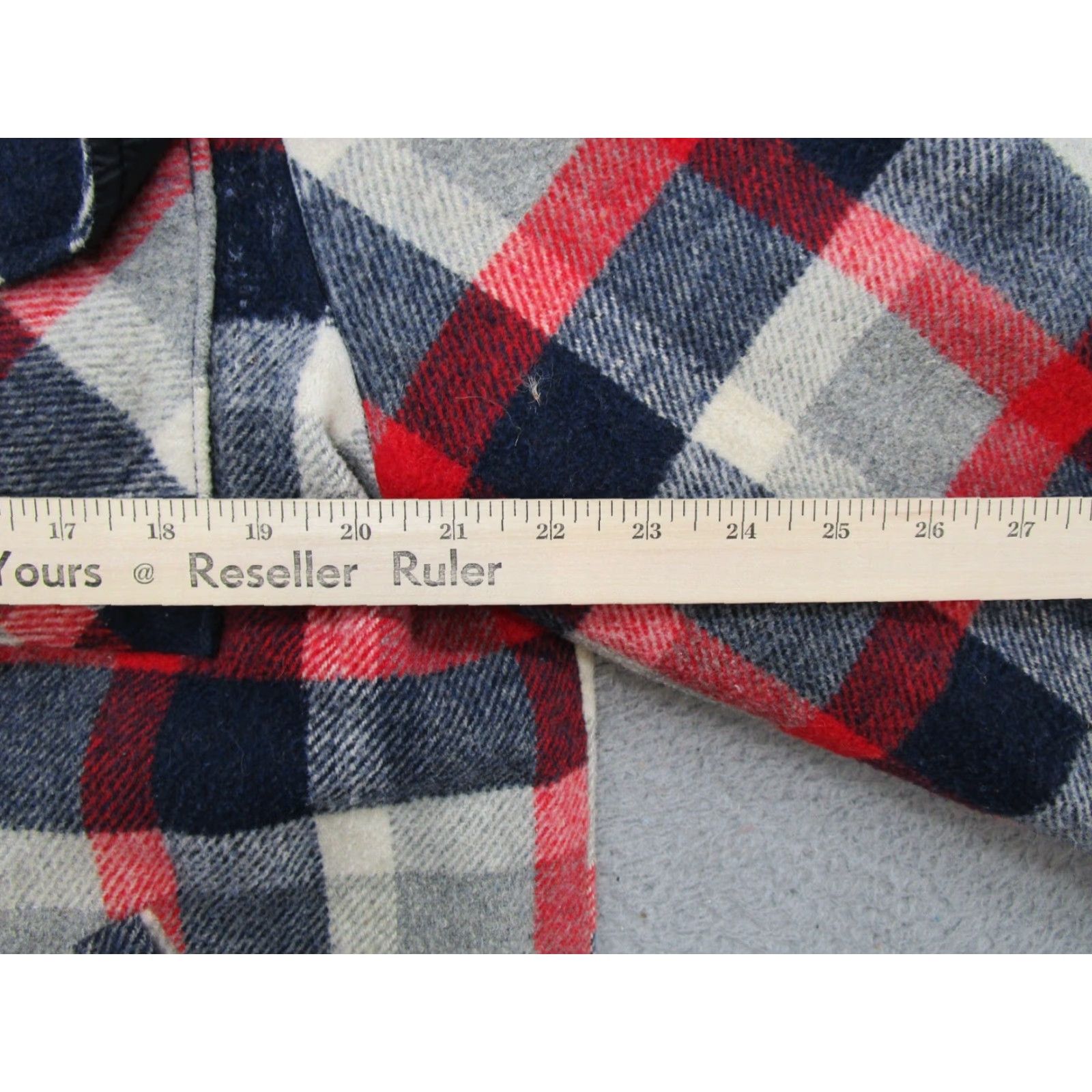Vintage VINTAGE Montgomery Ward Plaid Jacket Shirt Shacket Mens L Wool Blend Lined 90s Size US L / EU 52-54 / 3 - 6 Thumbnail
