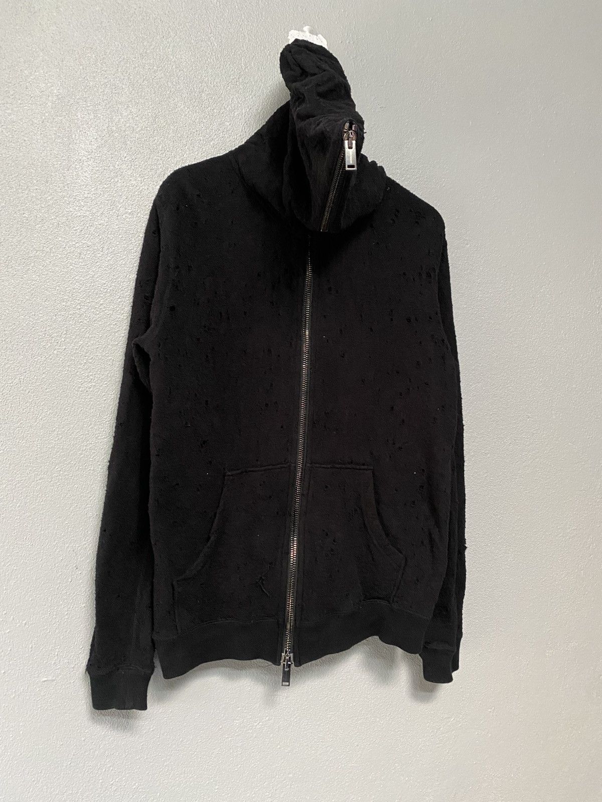 junhashimoto Junhashimoto distressed hoodie full zipper J5 Size US L / EU 52-54 / 3 - 15 Thumbnail