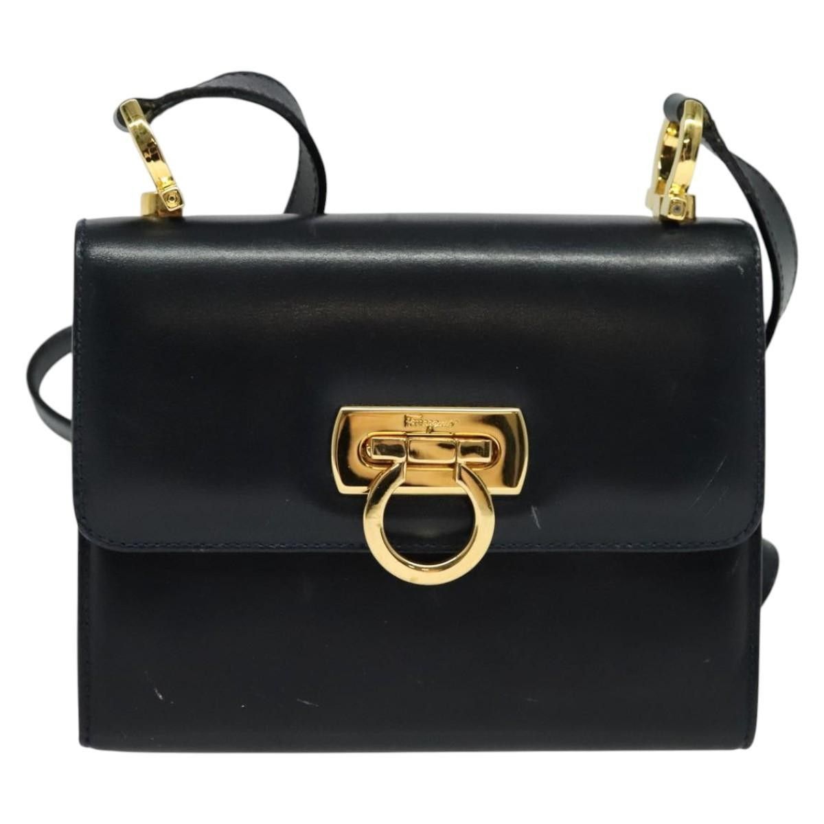 Salvatore Ferragamo Salvatore Ferragamo Gancini Flap Leather Size ONE SIZE - 1 Thumbnail