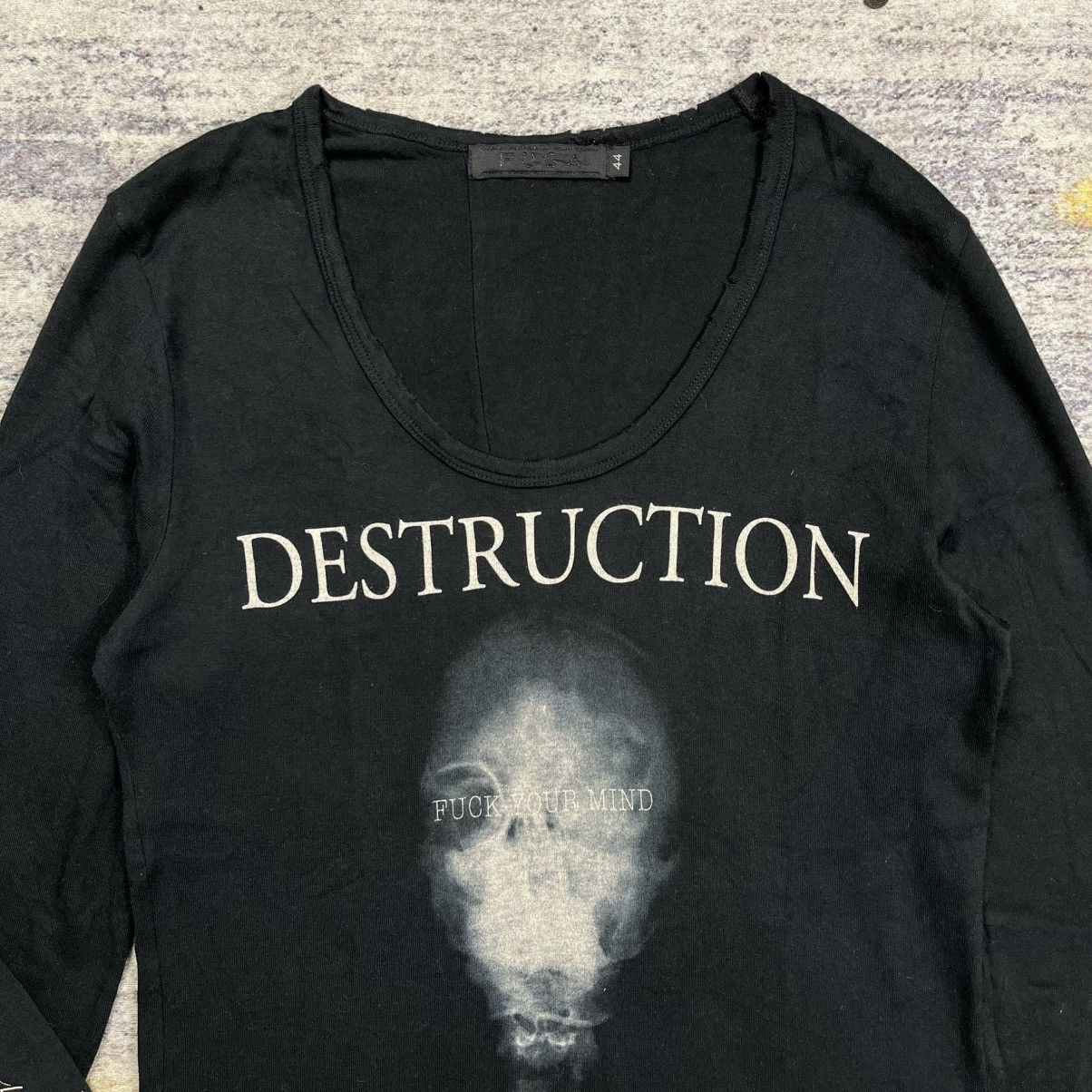 GOSTAR DE FUGA Fuga Destruction poem long sleeve shirt vkei lgb kmrii style Size US S / EU 44-46 / 1 - 2 Thumbnail