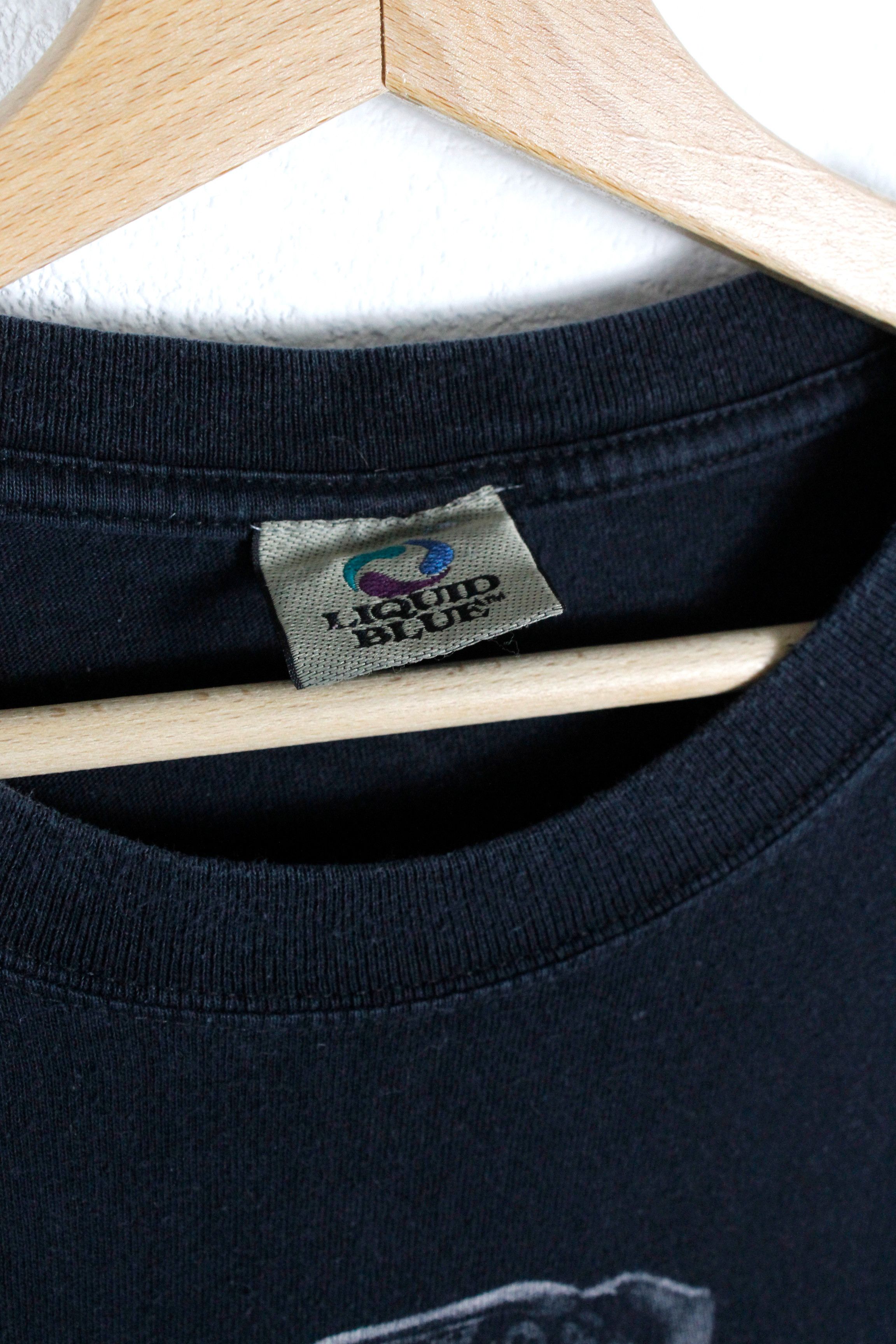 Liquid Blue × Vintage Vintage 1996 Liquid Blue Bulldog Cats Suck Tee T-shirt 90s Size US L / EU 52-54 / 3 - 4 Thumbnail