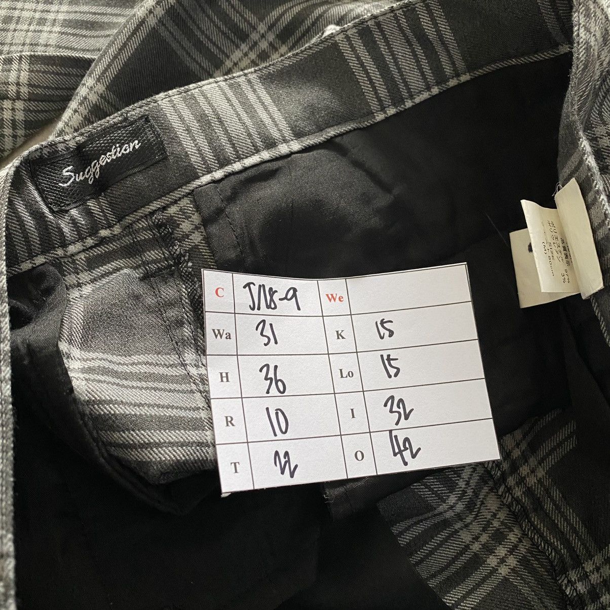 If Six Was Nine × Japanese Brand Vintage Suggestion Cargo Pants Check w31 Size US 31 - 8 Thumbnail