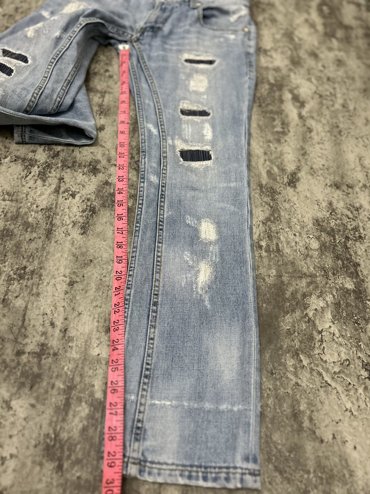 Hysteric Glamour × Japanese Brand Tokyo Aoyama Japan Distressed Jeans Size US 31 - 22 Thumbnail