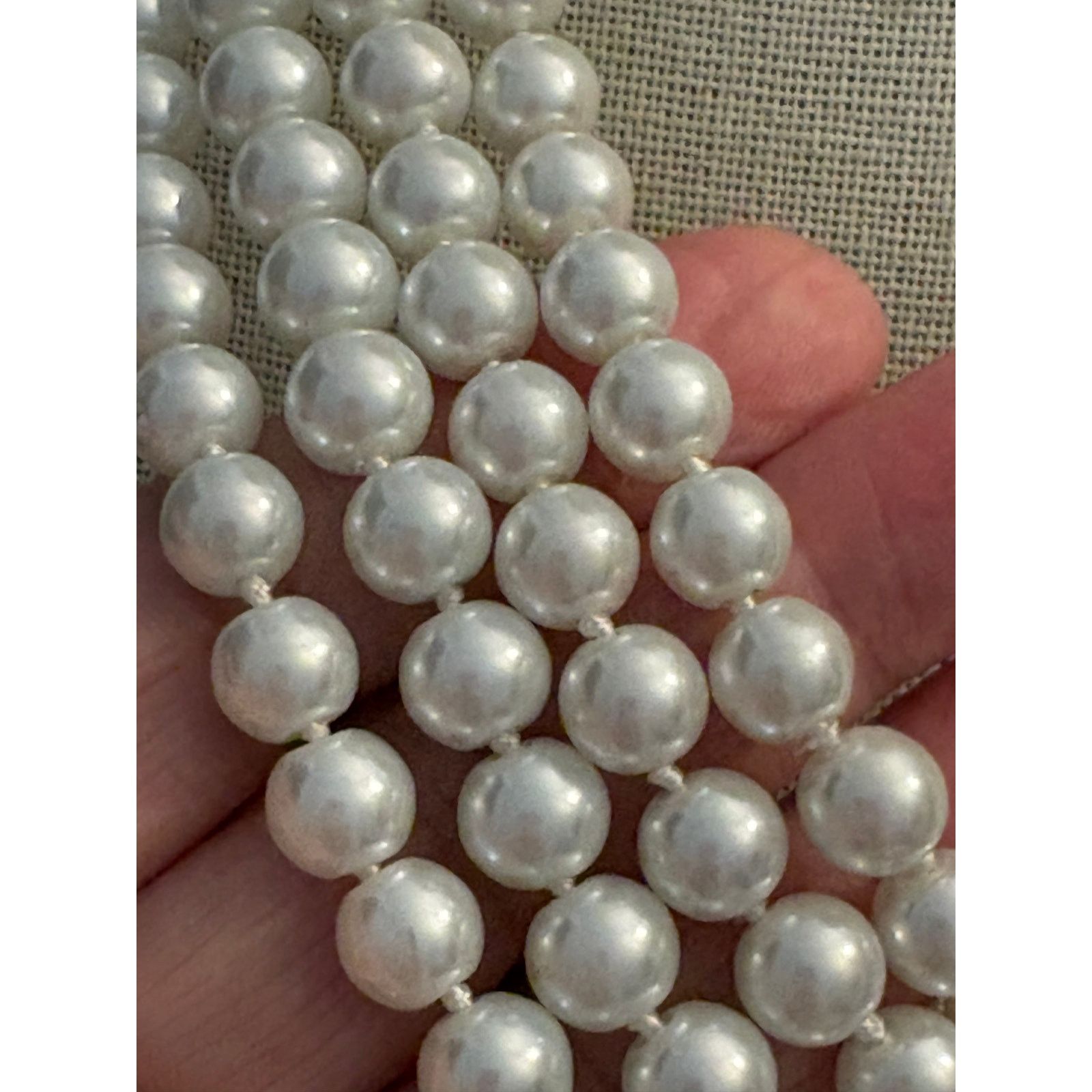 Other 2 Vintage Style 48” Faux Pearl Single Strand Necklace Size ONE SIZE - 3 Thumbnail