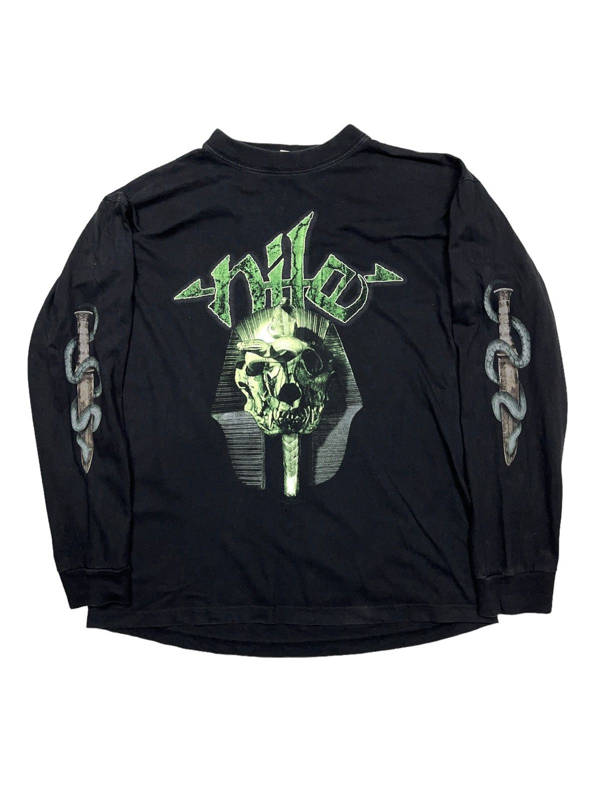 Band Tees Vintage Nile 2003 Tour Long Sleeve Shirt Nasum Napalm Death Size US M / EU 48-50 / 2 - 1 Thumbnail