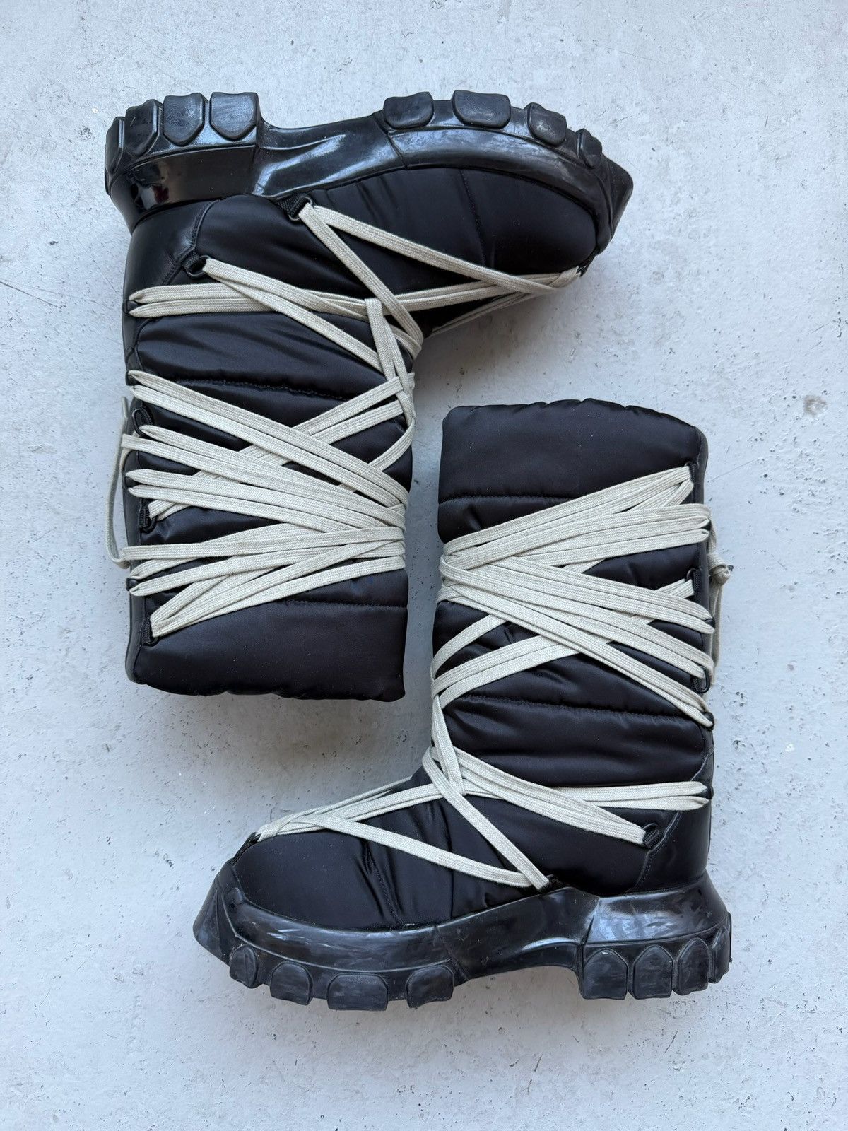 Rick Owens Rick Owens Megalace Lunar Boots Size US 7 / EU 40 - 2 Thumbnail