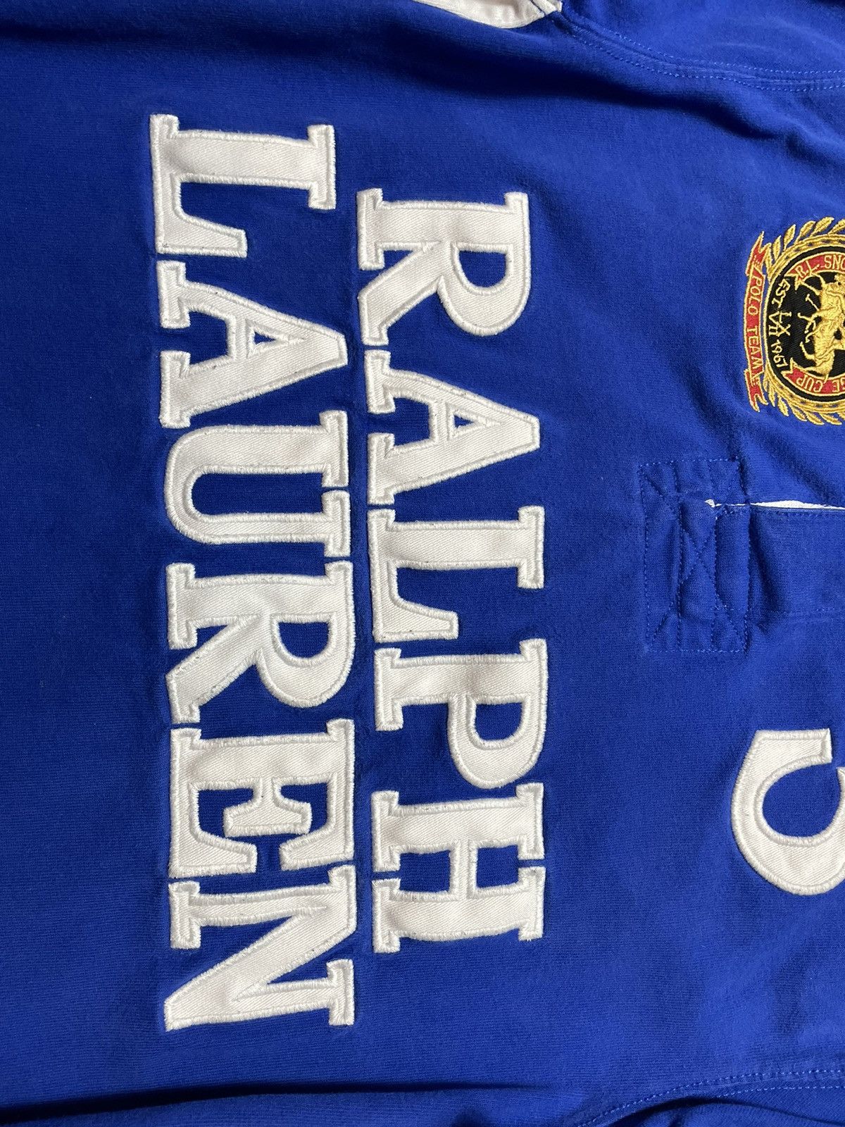 Polo Ralph Lauren Vintage Rugby Sweatshirt Polo Ralph Lauren #3 PRL Big Logo Size US S / EU 44-46 / 1 - 6 Thumbnail