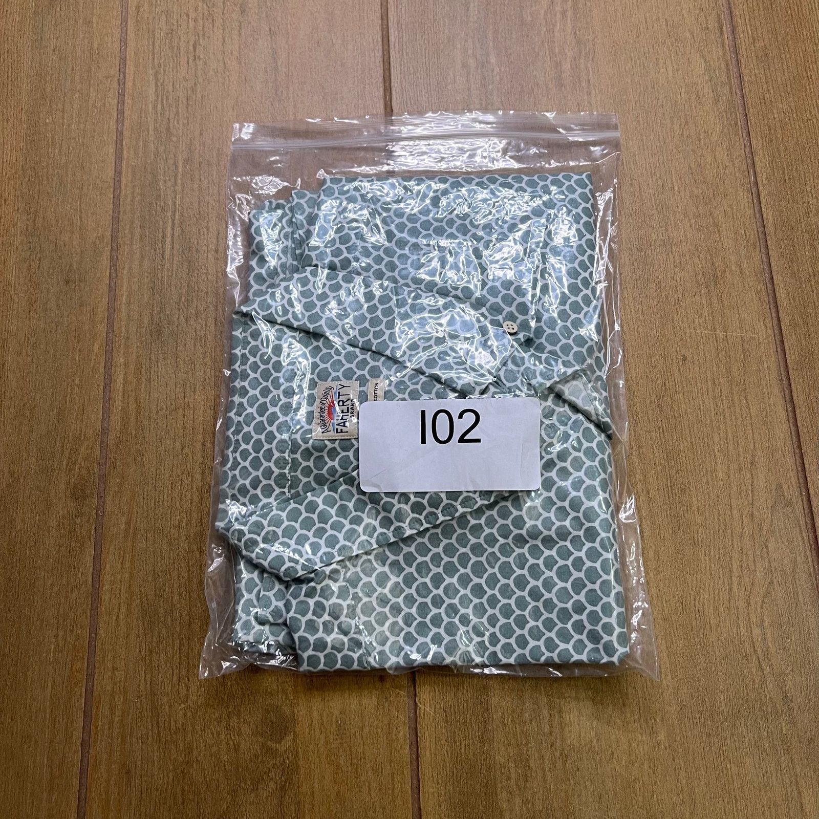 Faherty Faherty Brand Organic Cotton Button Up Shirt Mens XXL Green Size US XXL / EU 58 / 5 - 12 Thumbnail