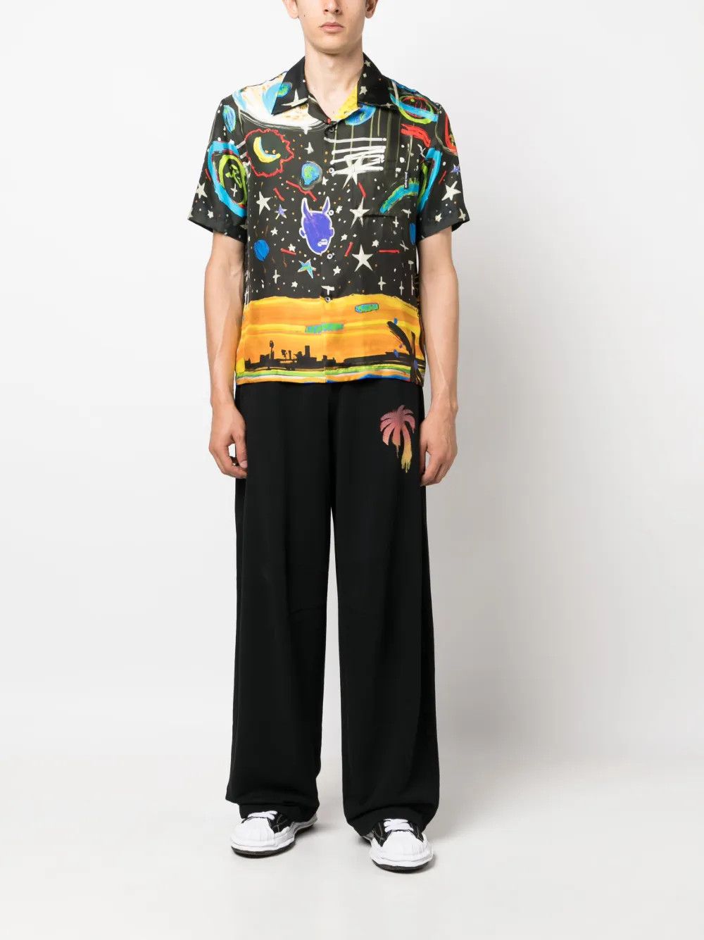 Palm Angels o1y0325 Patterned Shirt in Multicolor Size US M / EU 48-50 / 2 - 5 Thumbnail