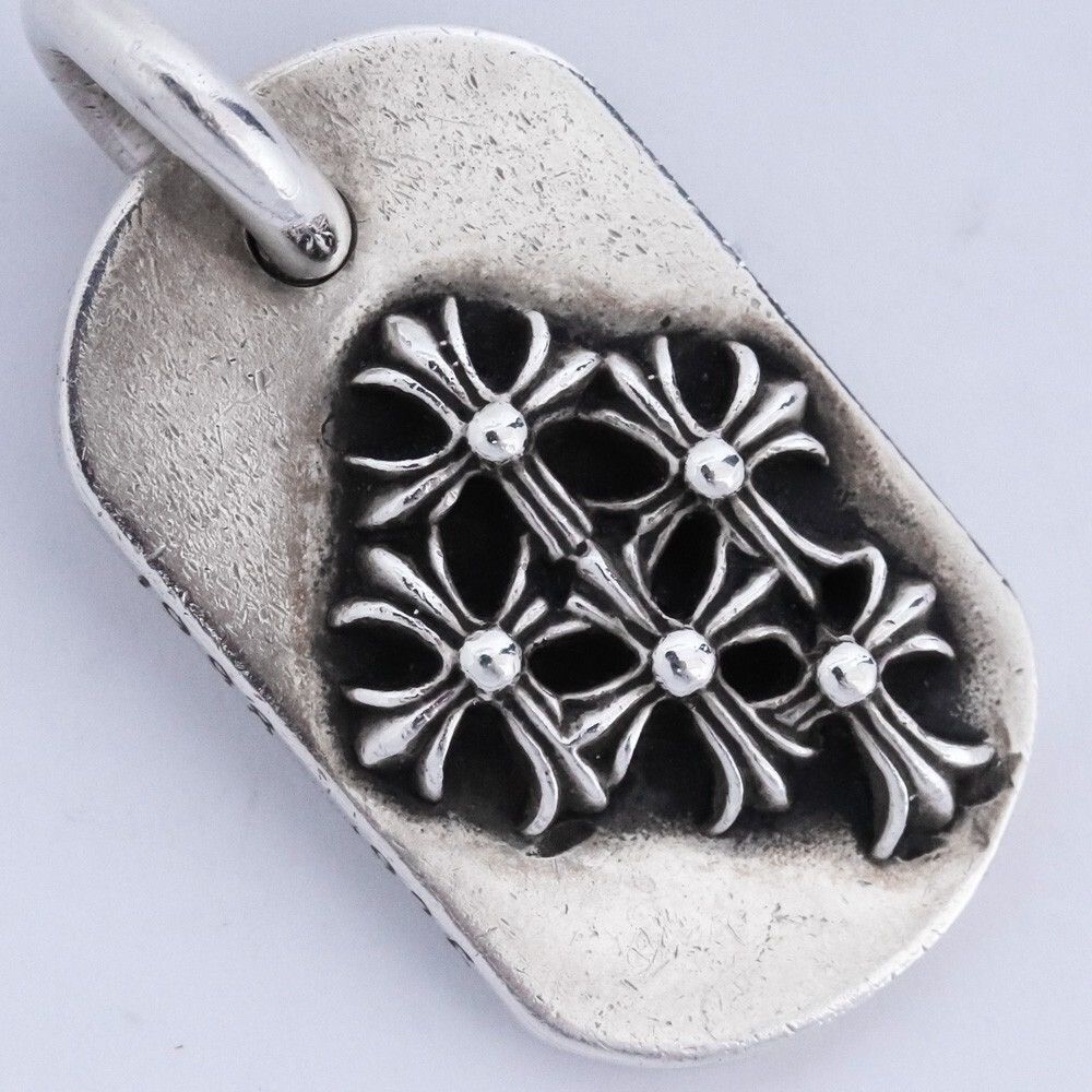 Chrome Hearts Old Chrome Hearts Cemetery raised Dog Tag necklace Size ONE SIZE - 3 Thumbnail