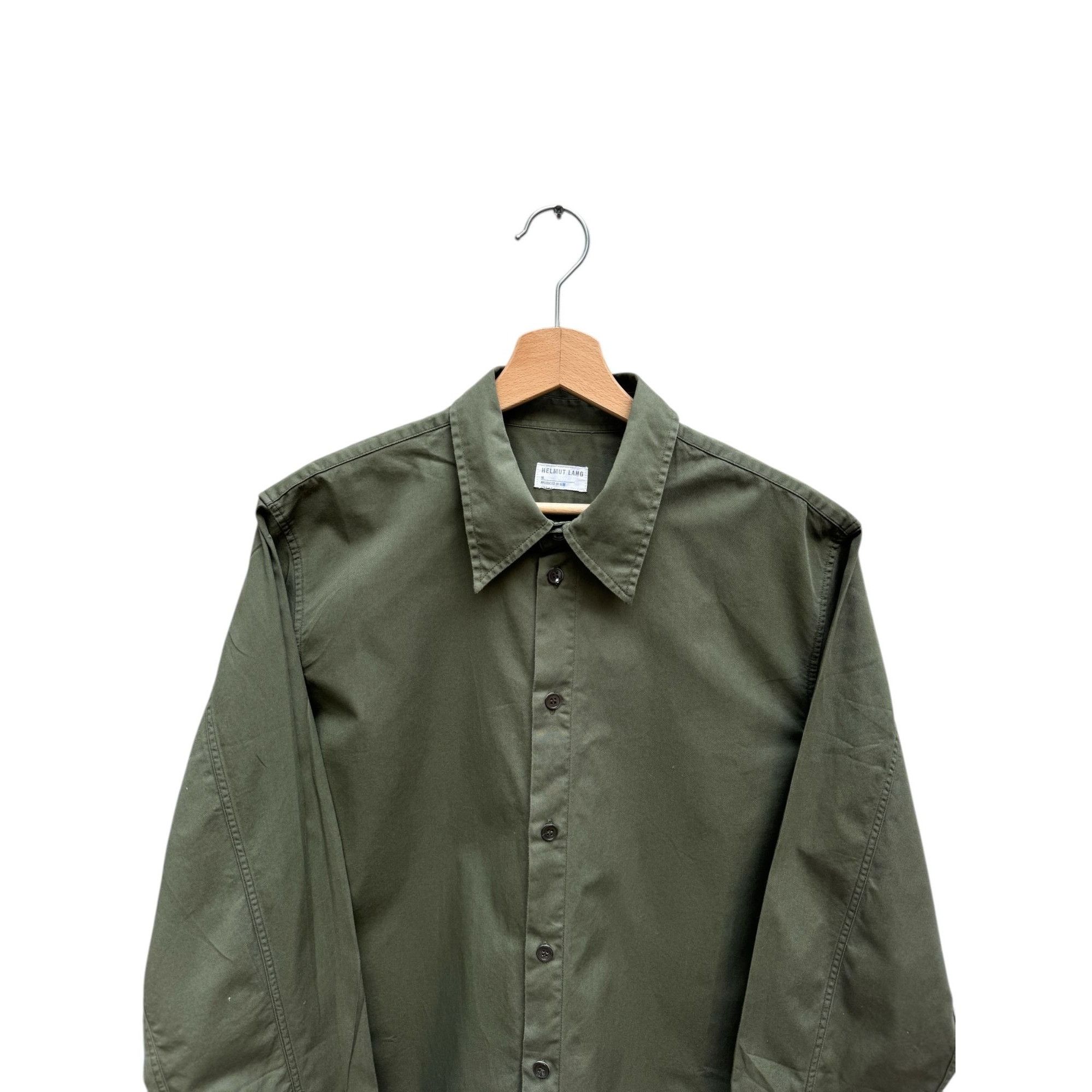 Helmut Lang 1998 Collection Archive Military Shirt Size US M / EU 48-50 / 2 - 4 Thumbnail