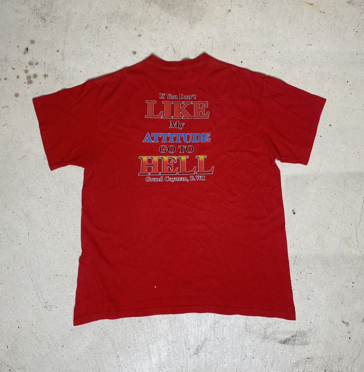 Vintage Y2k devils hangout hells grand cayman go to Hell t-shirt Size US L / EU 52-54 / 3 - 2 Thumbnail