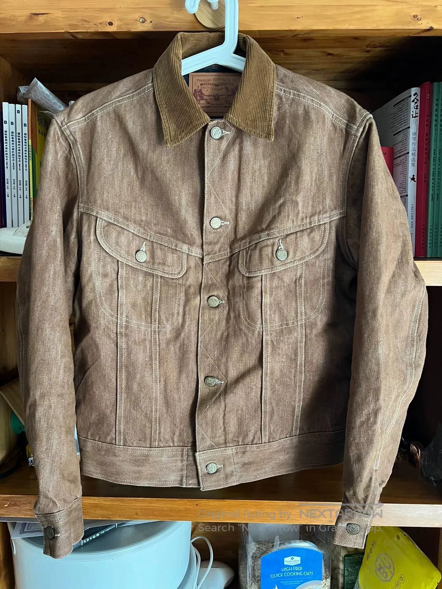 zerrows Zwodder 16OZ Denim Storm Rider Jacket. Size US S / EU 44-46 / 1 - 1 Thumbnail