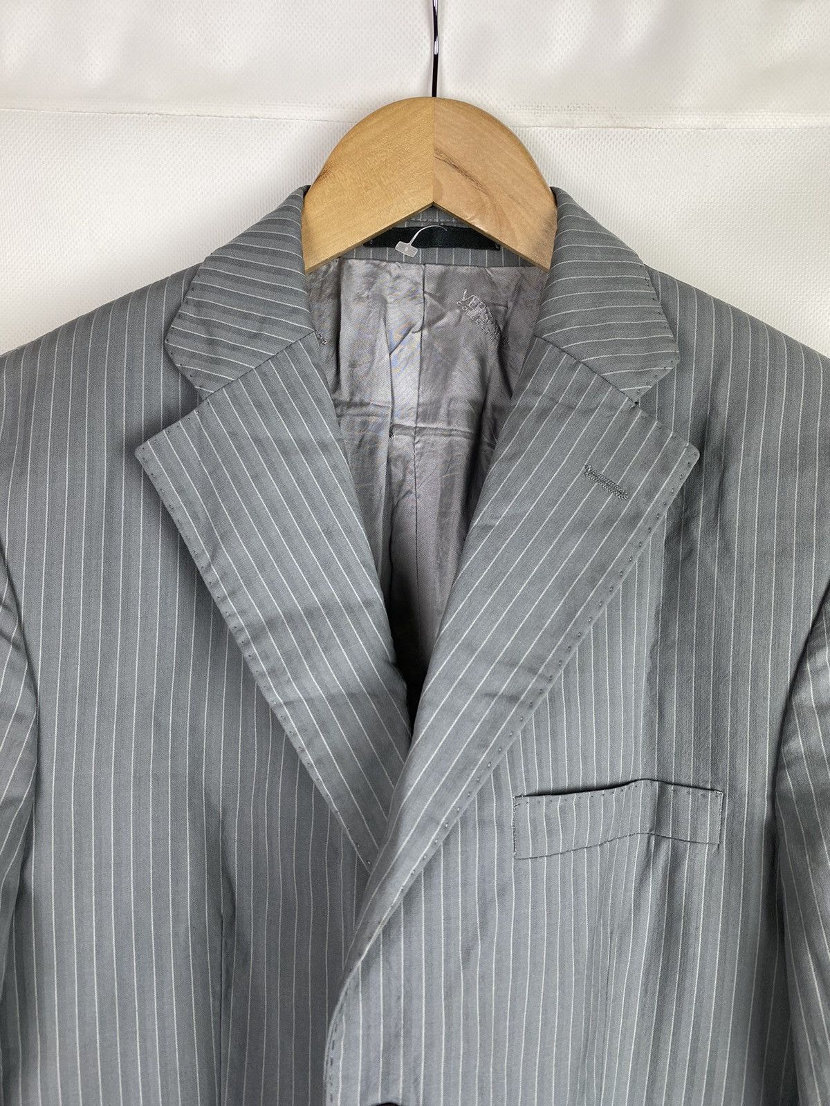 Versace Versace Collection men’s wool striped blazer jacket Size 38R - 8 Thumbnail