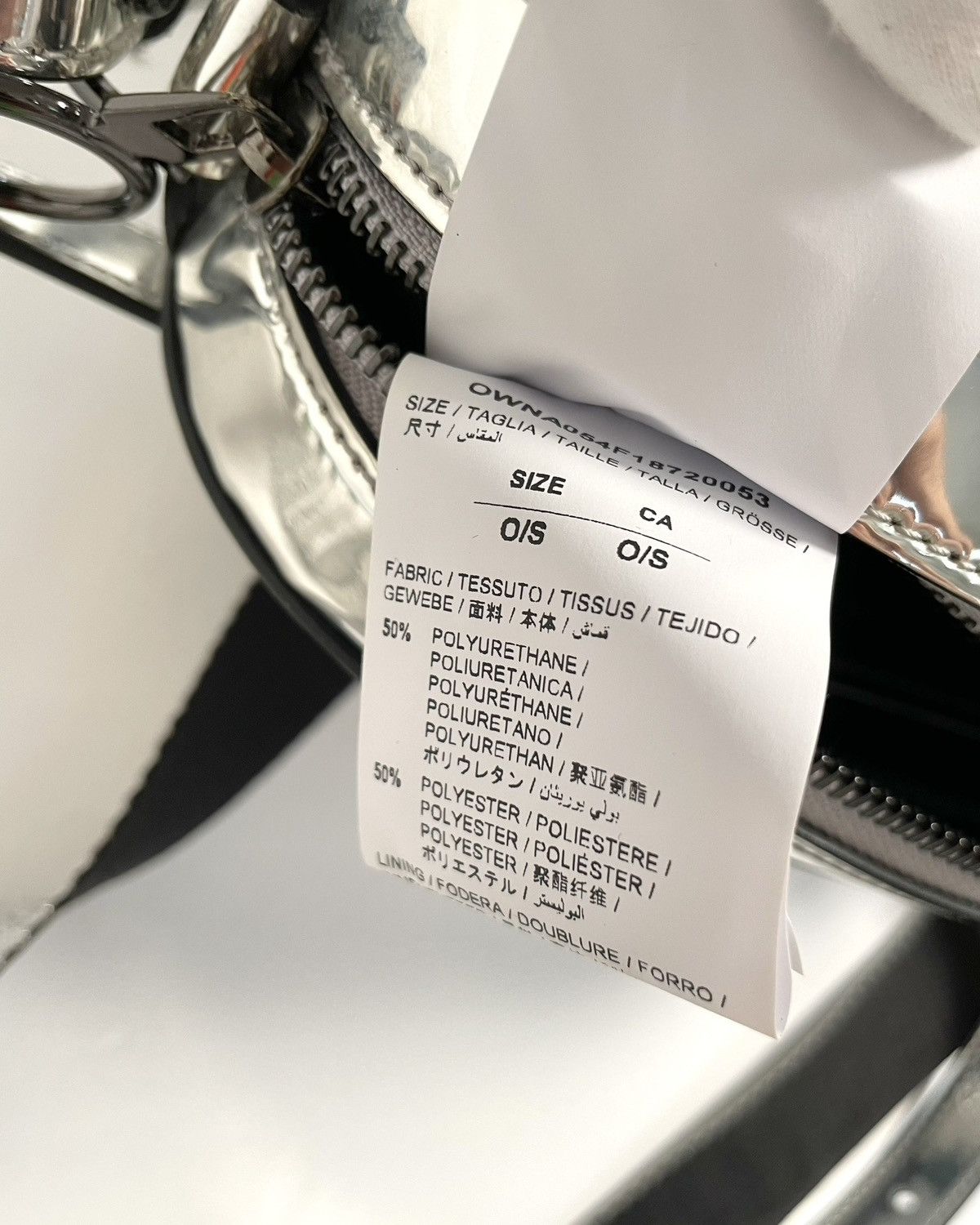 Off-White OFF-WHITE FW 18 Silver Mirror Camera Bag Size ONE SIZE - 10 Thumbnail