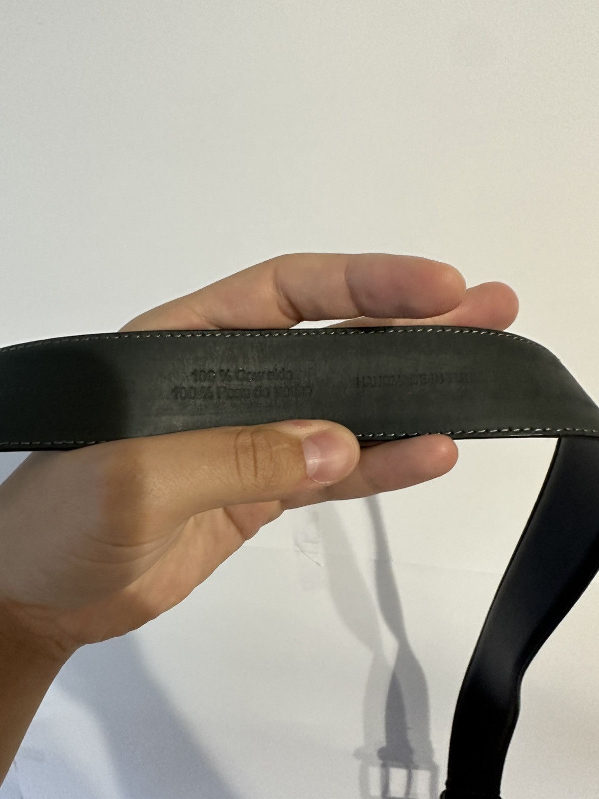 Hugo Boss Hugo Boss Roberto X Classic Basic Leather Belt Size ONE SIZE - 7 Thumbnail