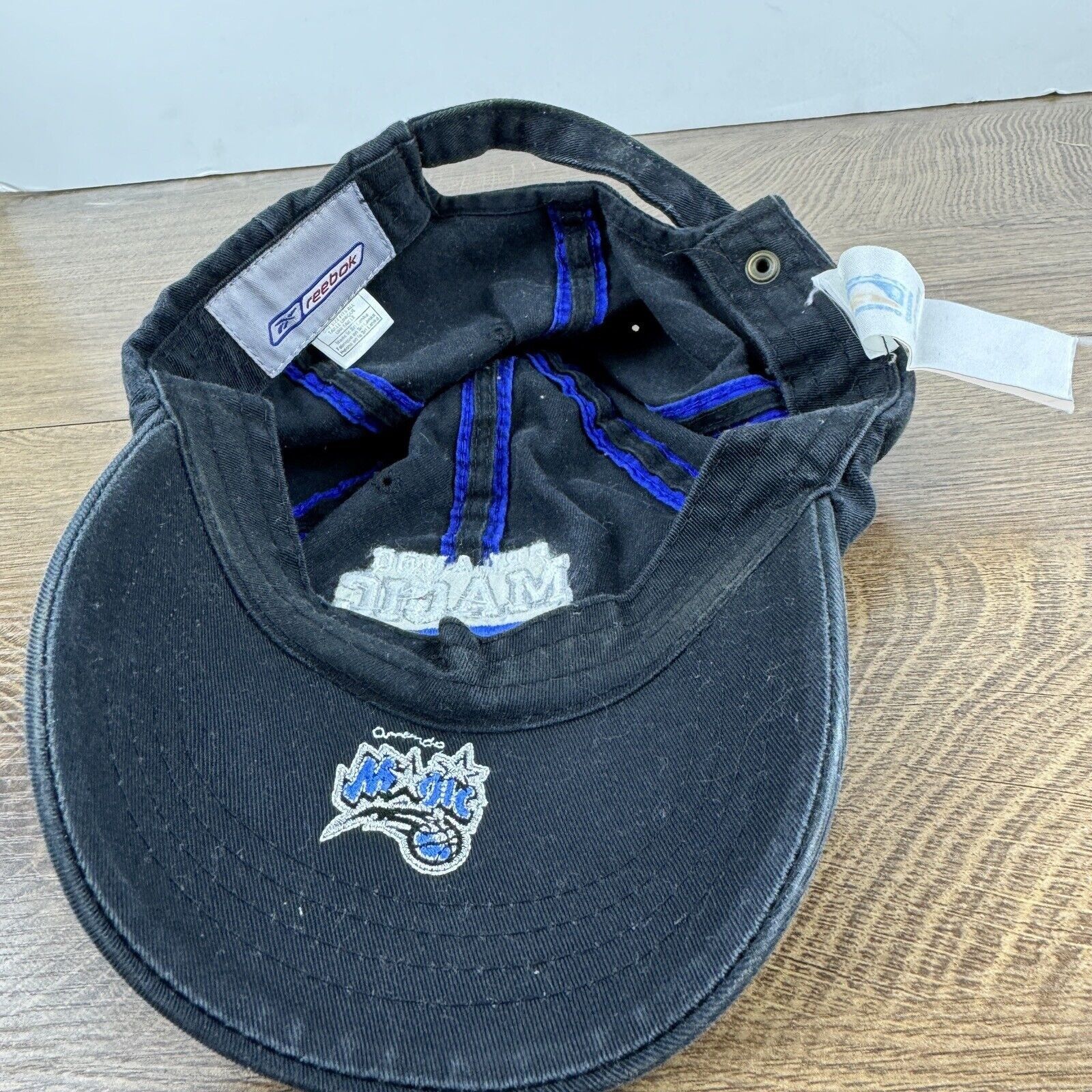 Reebok Orlando Magic Reebok Hat NBA Black Hat Adjustable Adult Size Size ONE SIZE - 12 Thumbnail