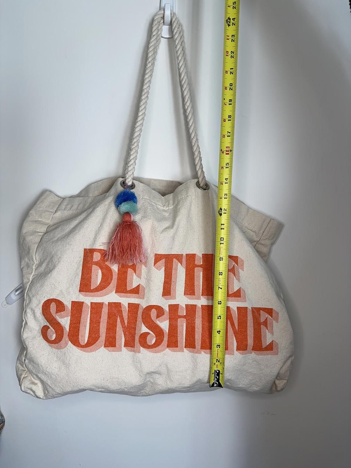 NBDN Nobrandedon Be The Sunshine Large Tote Size ONE SIZE - 3 Thumbnail
