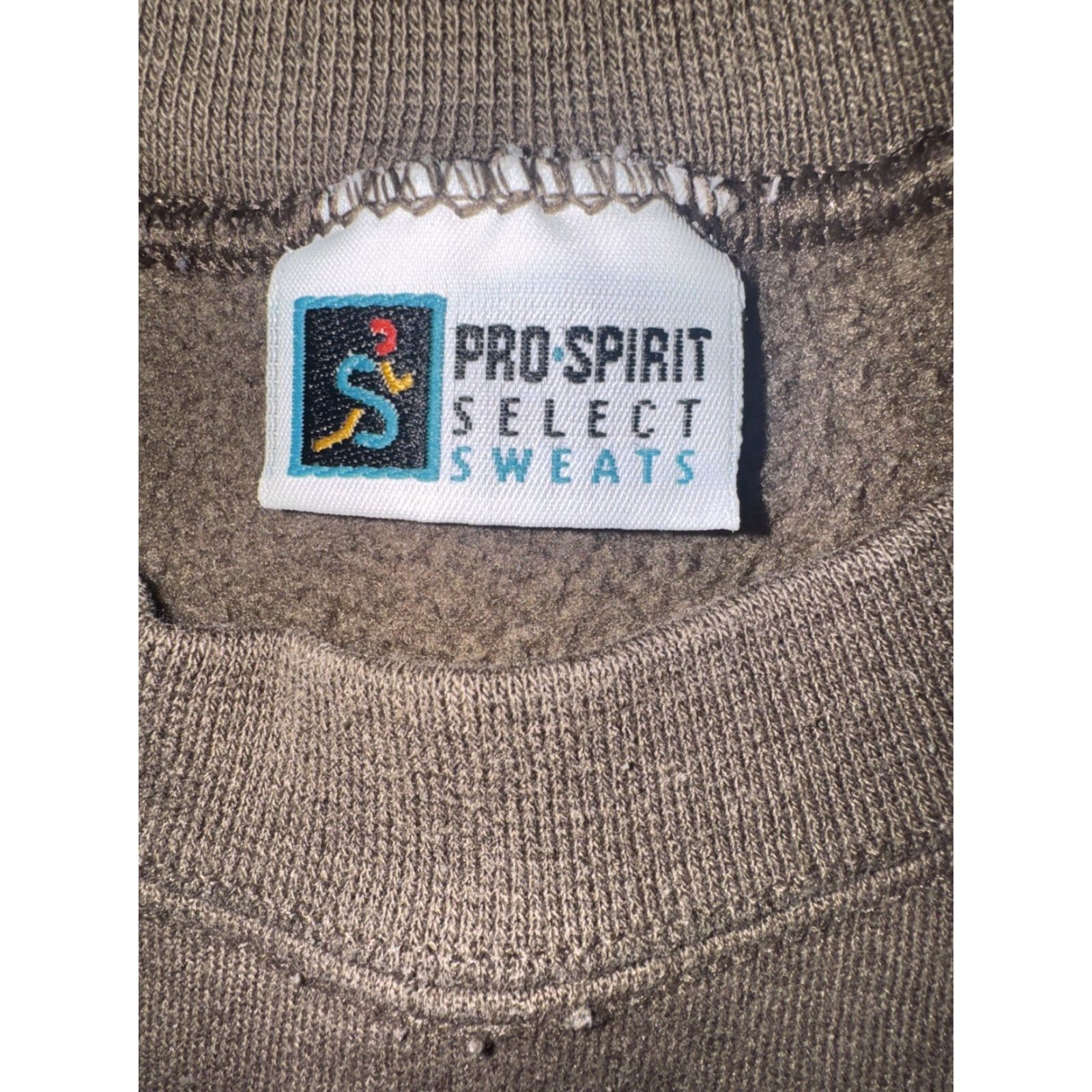 ESPIRIT VINTAGE Pro Spirit Sweats Crewneck Sweatshirt Taupe Brown XL 23X26 Mens Crew Neck 90s Army Military Preppy Athletic Size US XL / EU 56 / 4 - 3 Thumbnail