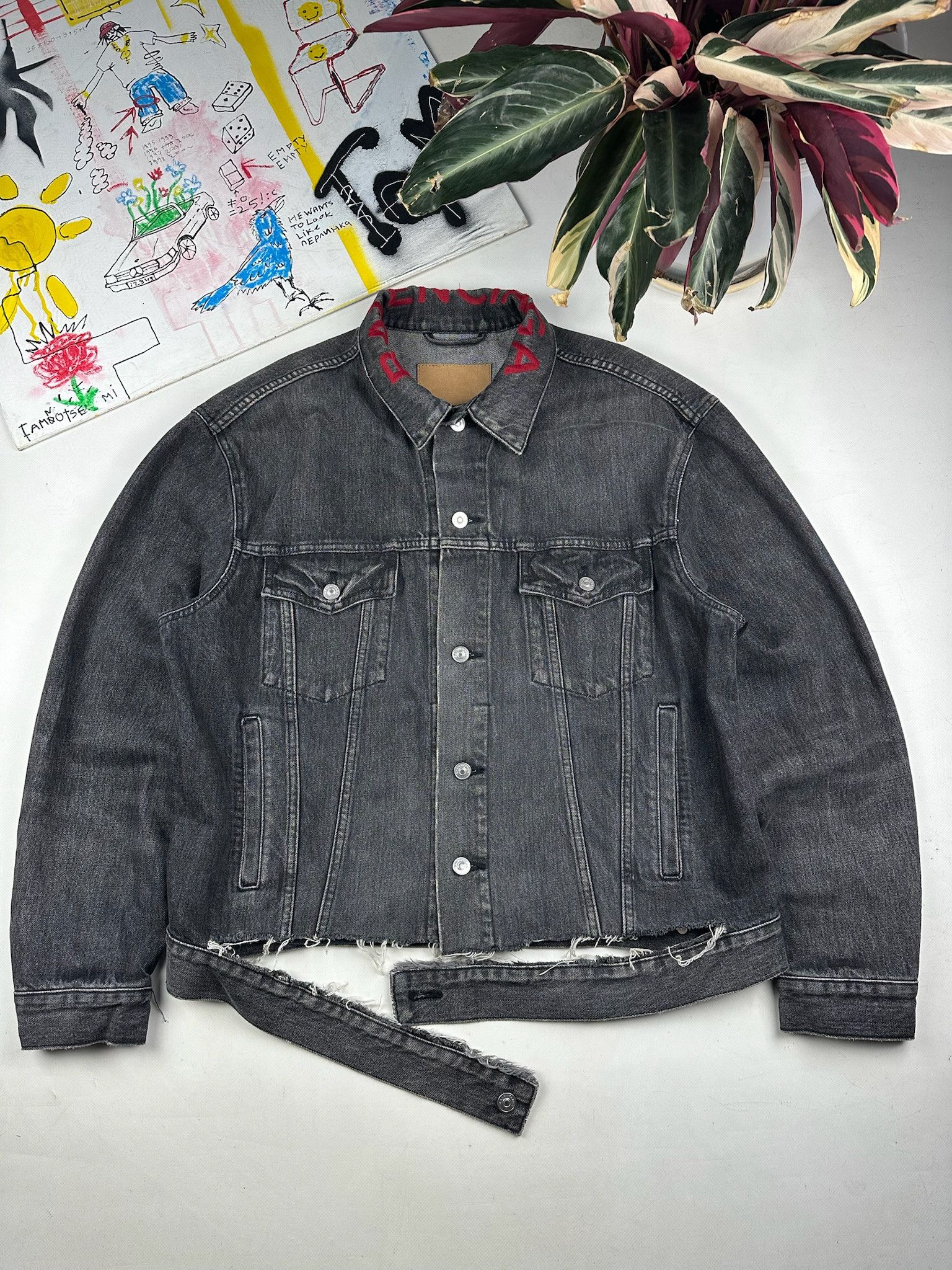 Balenciaga Balenciaga Denim Jacket Size US M / EU 48-50 / 2 - 9 Thumbnail