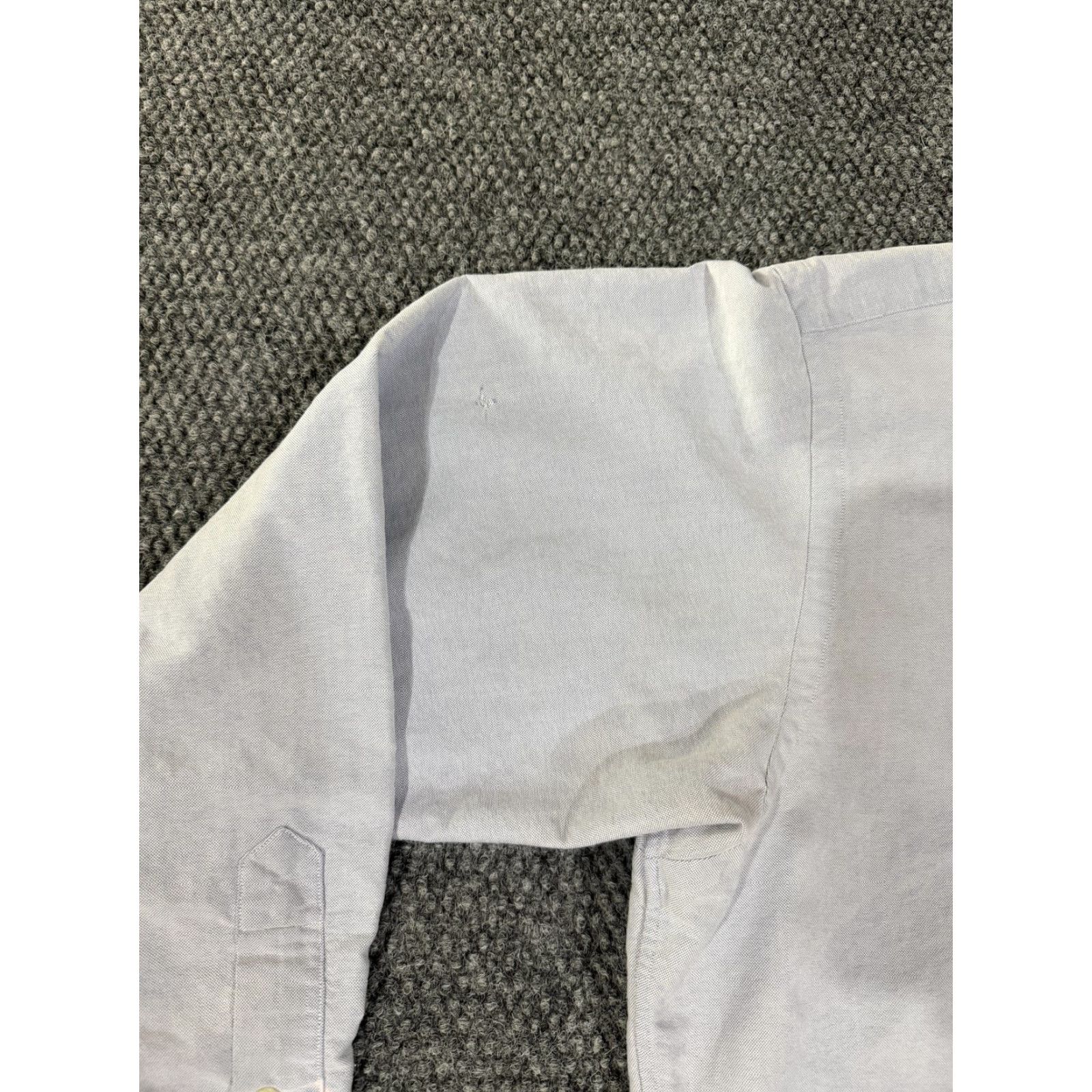 Ralph Lauren Ralph Lauren Blake Shirt Mens L Blue Solid Long Sleeve Button Down Oxford Size US L / EU 52-54 / 3 - 5 Thumbnail