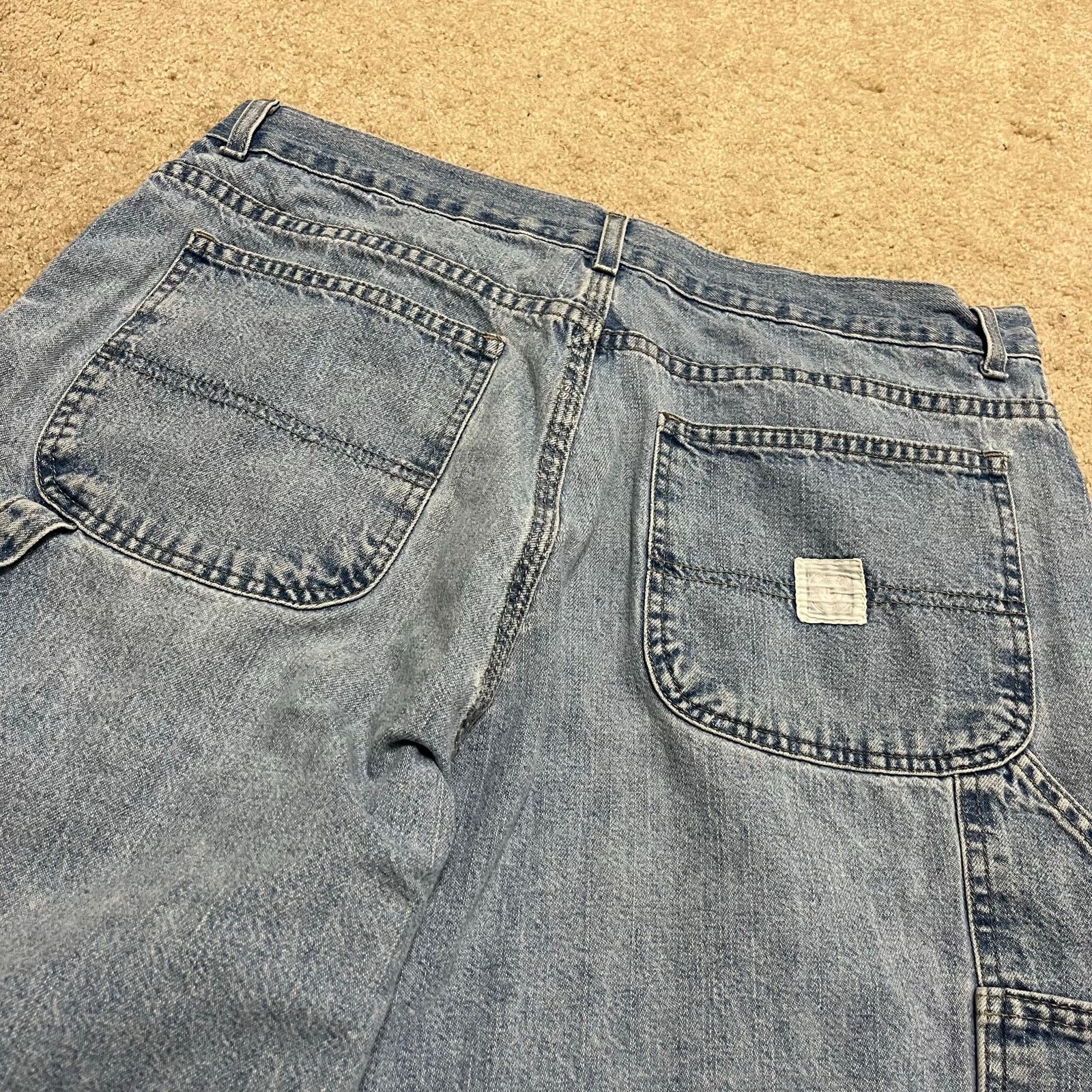 Faded Glory Faded Glory Denim Light Wash Workwear Utility Jorts 32W Size US 32 / EU 48 - 4 Thumbnail