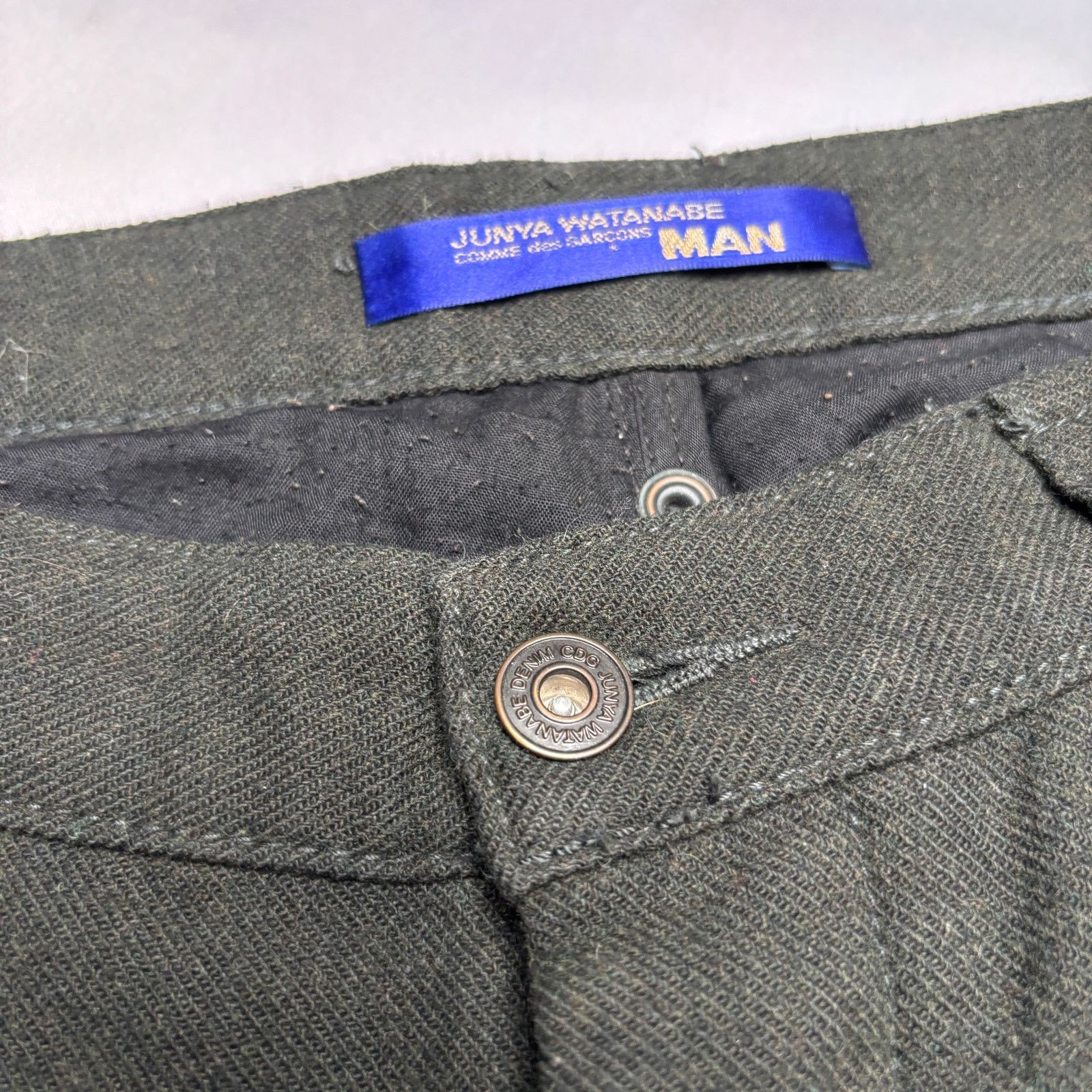 Comme des Garcons × Junya Watanabe Vintage Junya Watanabe Comme Des Garcons MAN Wool Pants Size US 31 - 14 Thumbnail
