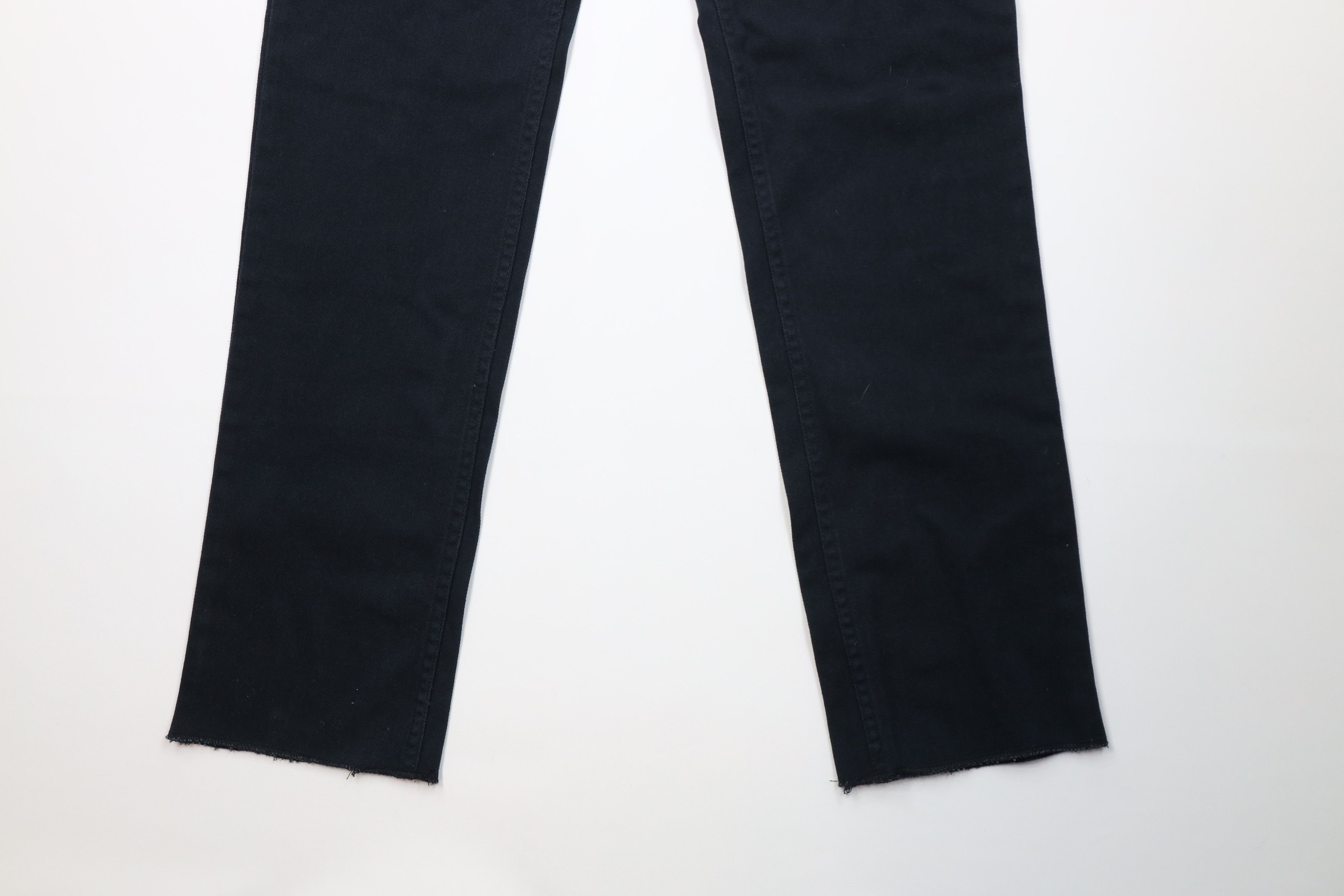 Lands' End Deadstock Vintage Lands End Tapered Leg Denim Jeans Black Size US 32 / EU 48 - 4 Thumbnail