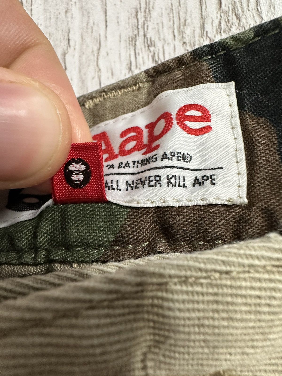 Aape Vintage carpenter shorts A Bathing Ape bape Size US 32 / EU 48 - 9 Thumbnail