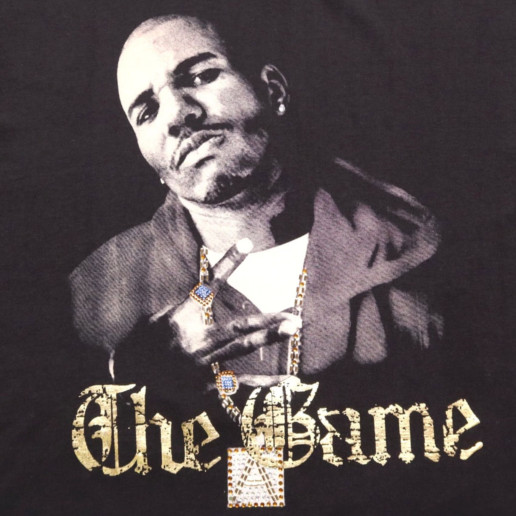 Vintage VINTAGE Shirt Mens 4XL Black Y2K The Game Rap Tee Size Rhinestone Tour Gunit Size US XXL / EU 58 / 5 - 4 Thumbnail