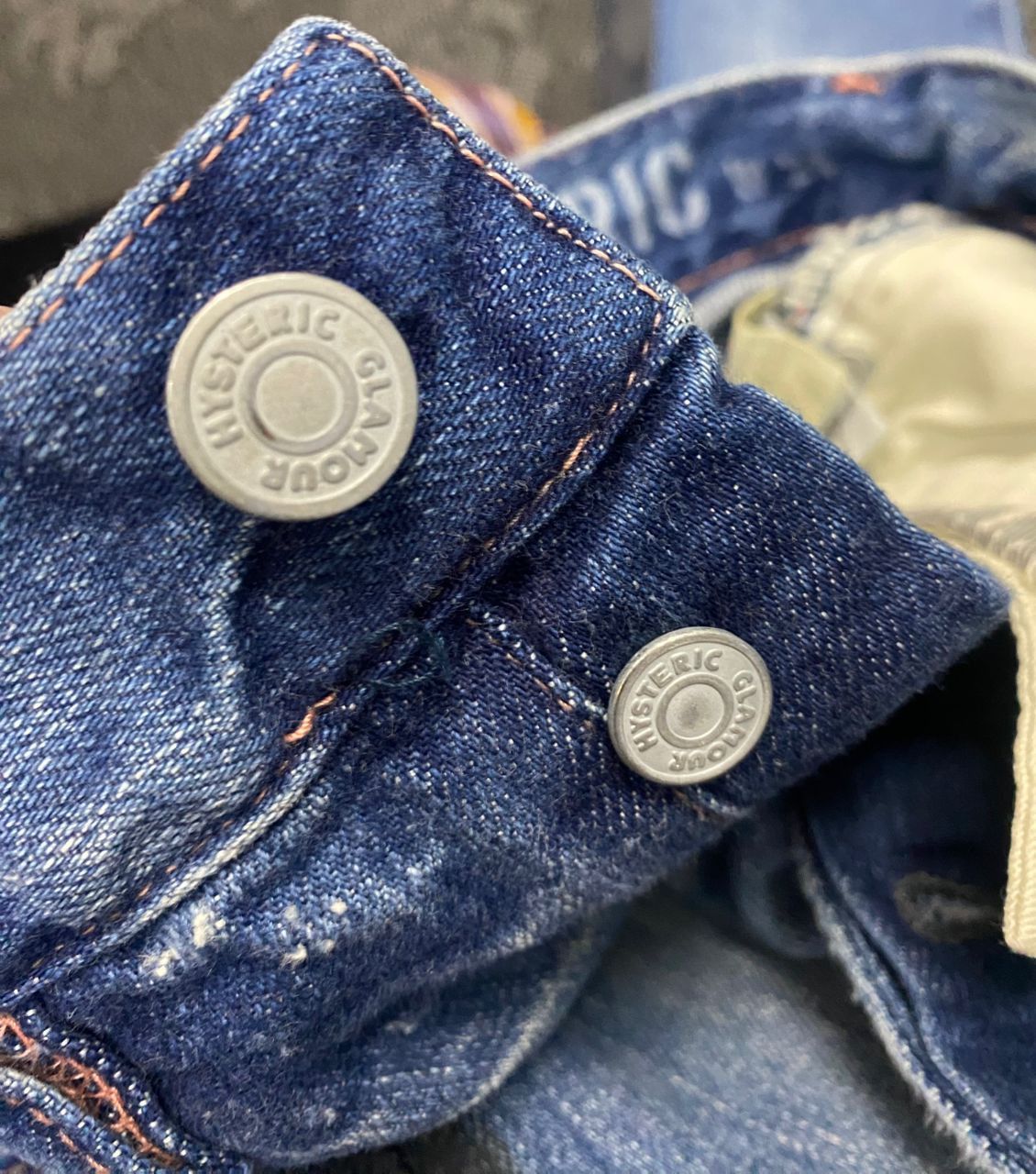 Hysteric Glamour 💥BEST OFFER💥HYSTERIC GLAMOUR SELVEGDE PUNK WOMEN DENIM Size 26" / US 2 / IT 38 - 12 Thumbnail