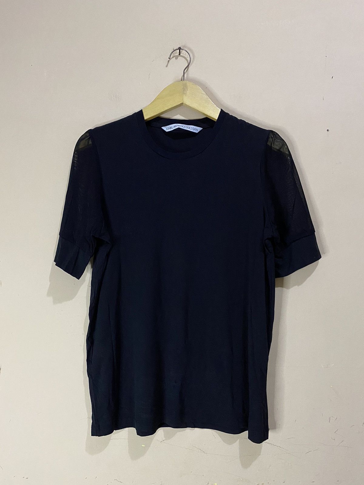 Designer × JOHN LAWRENCE SULLIVAN × Japanese Brand John Lawrance Sullivan Black Tshirt Size ONE SIZE - 1 Thumbnail