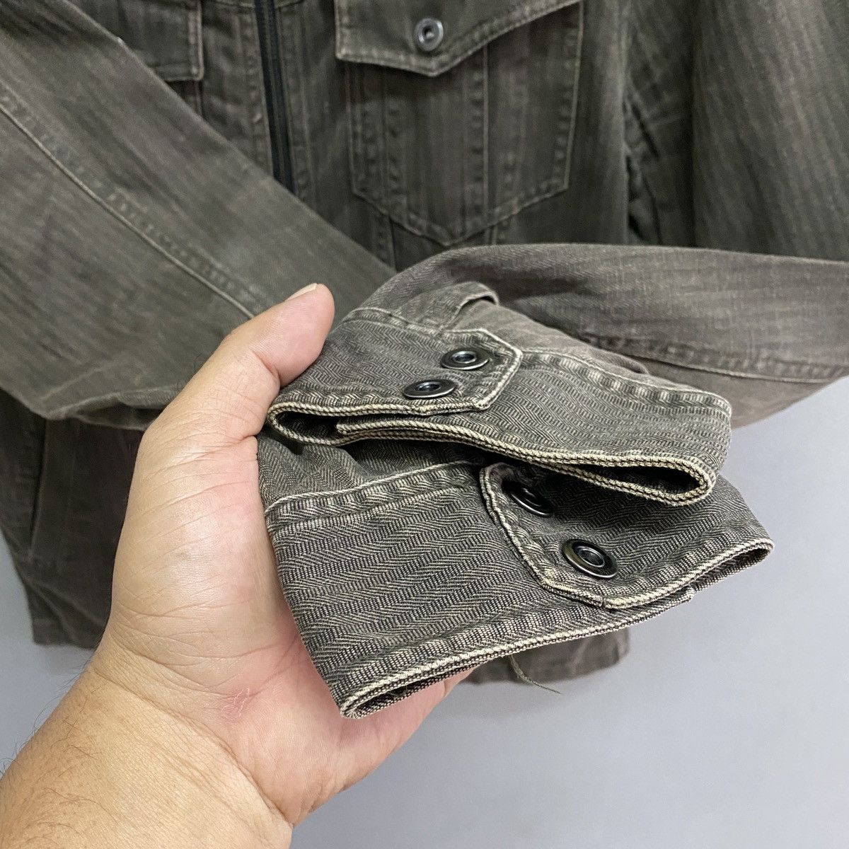 Japanese Brand Japanese Brand Create Barefoot Denim Jacket Size US L / EU 52-54 / 3 - 5 Thumbnail