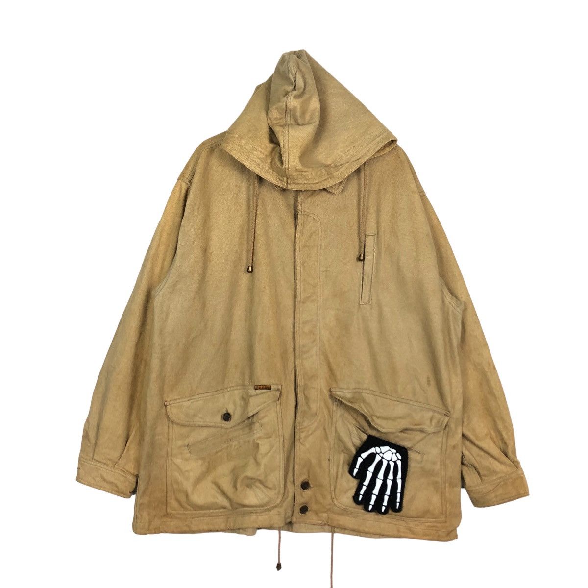 Japanese Brand VINTAGE CHORE WORK JACKET CARGO POCKET GUESS HONG KONG Size US XL / EU 56 / 4 - 1 Thumbnail
